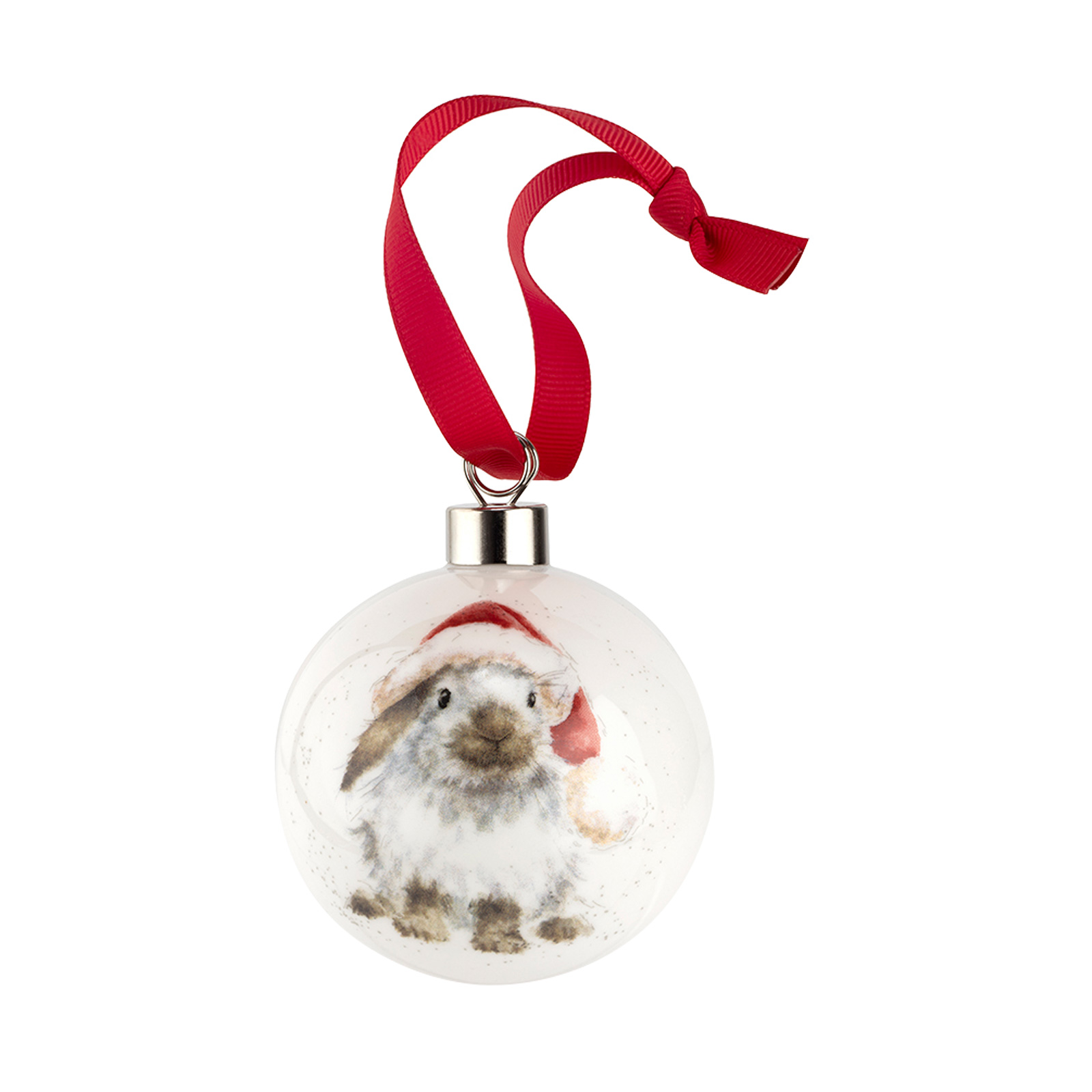 Royal Worcester Wrendale Designs Weihnachtskugel Ho Ho Ho
