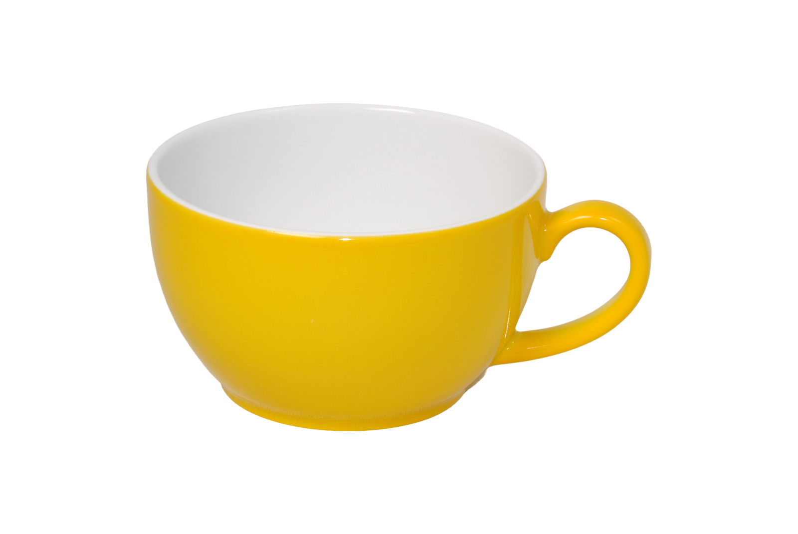Dibbern Solid Color sonnengelb Cappuccino-Obertasse