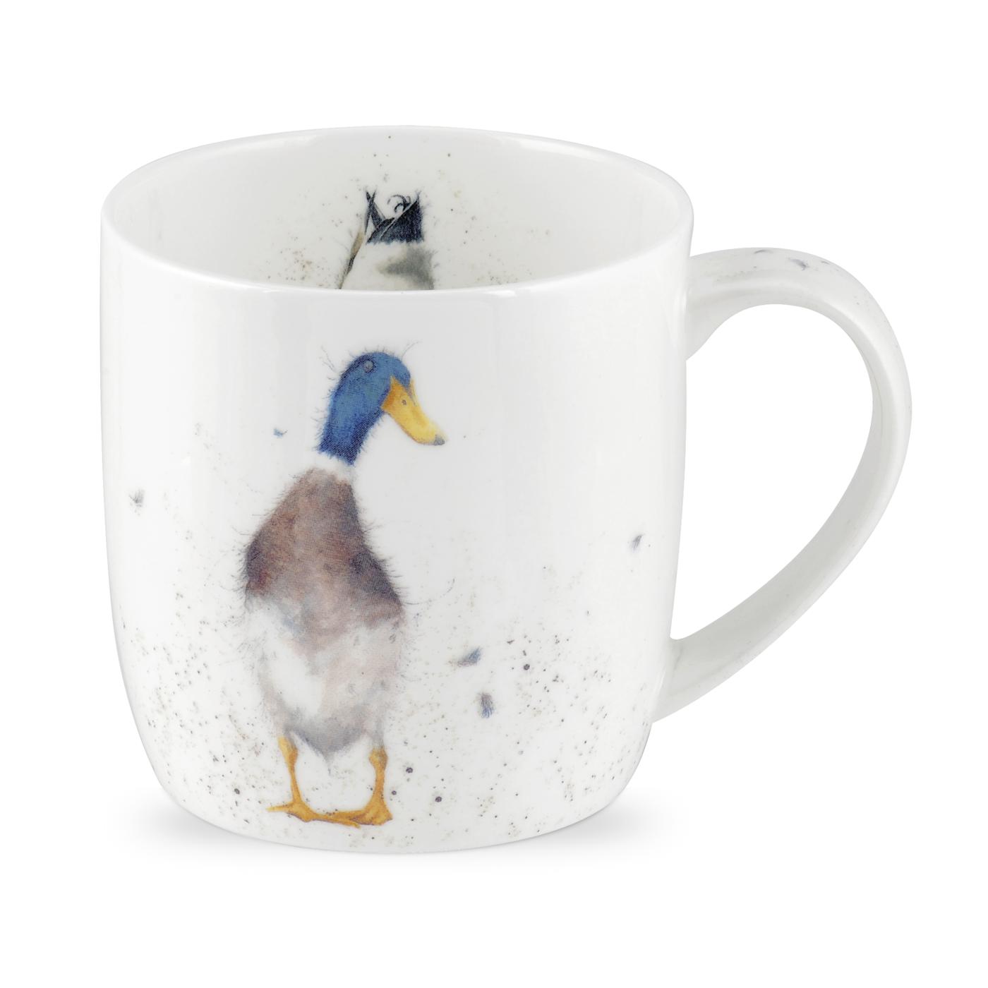 Royal Worcester Wrendale Designs Becher Guard Duck / Ente 0,31ltr.