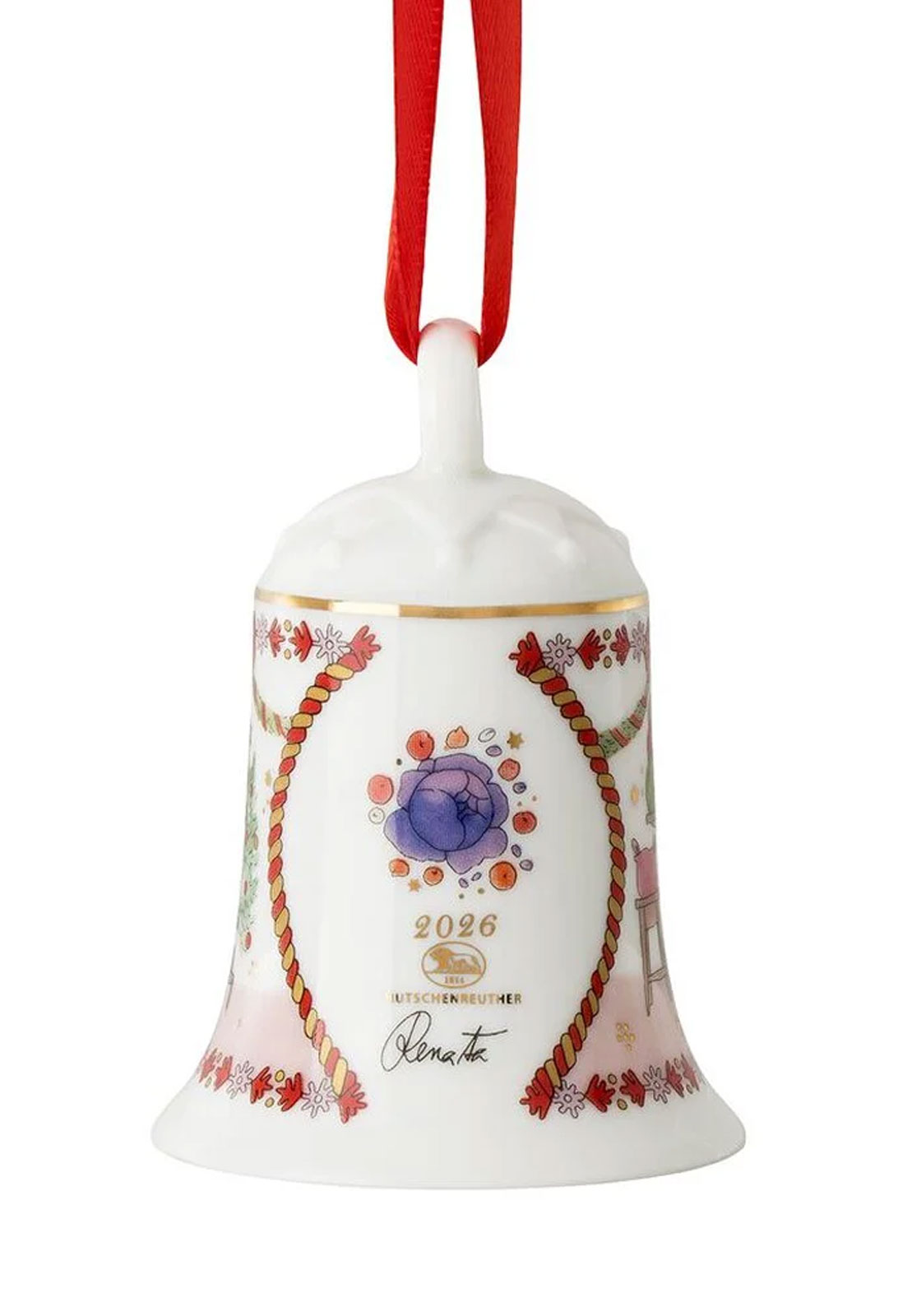 Hutschenreuther 2026 Weihnachtsschmaus Glocke Porzellan