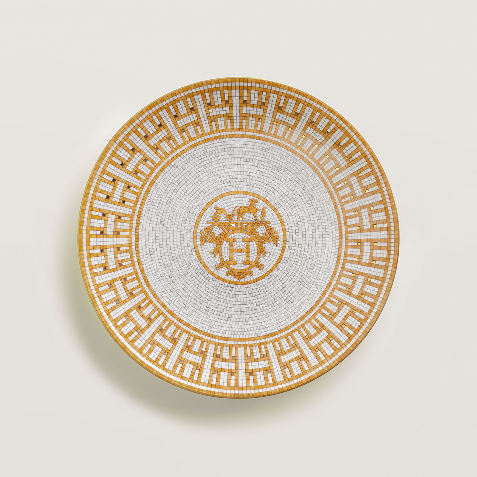 HERMÈS Paris Mosaïque au 24 Gold Frühstücksteller 21cm