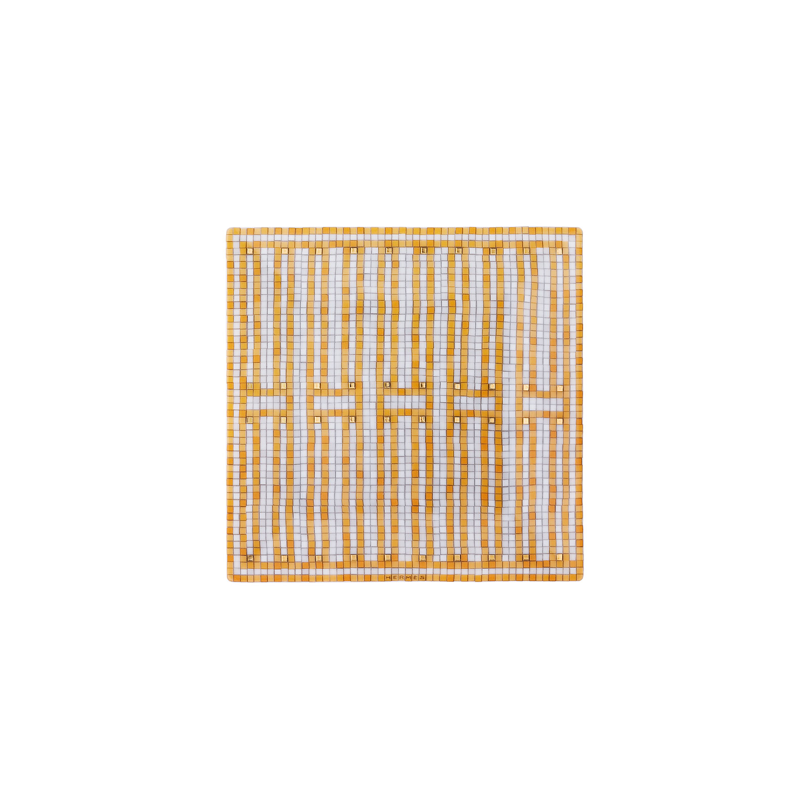 HERMÈS Paris Mosaïque au 24 Gold Kleines Carré Nr.2 11x11cm