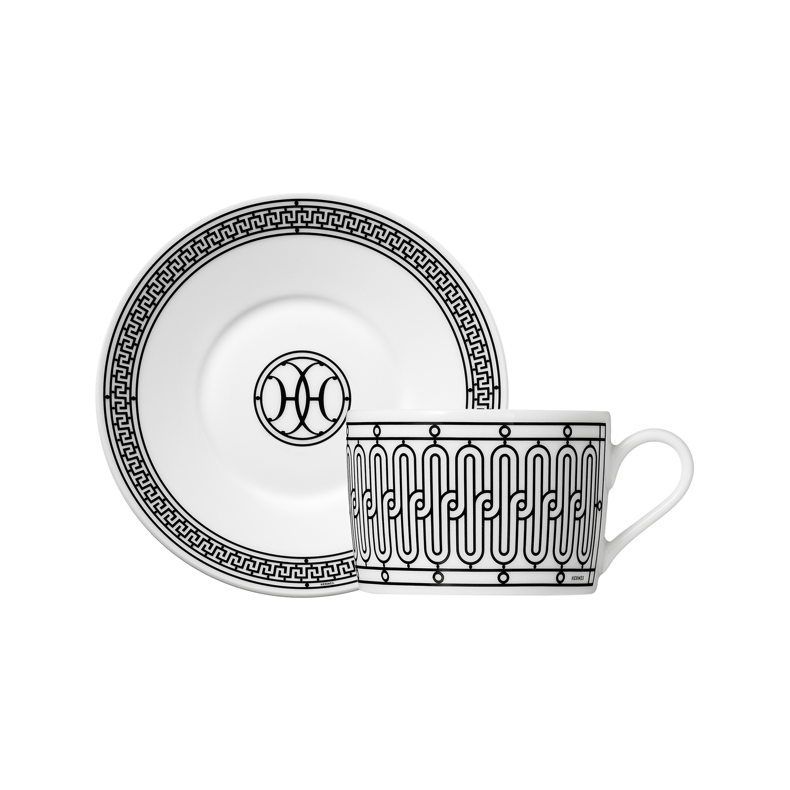 HERMÈS Paris H DÉCO Tee- und Kaffeetasse m. U. 0,16ltr.