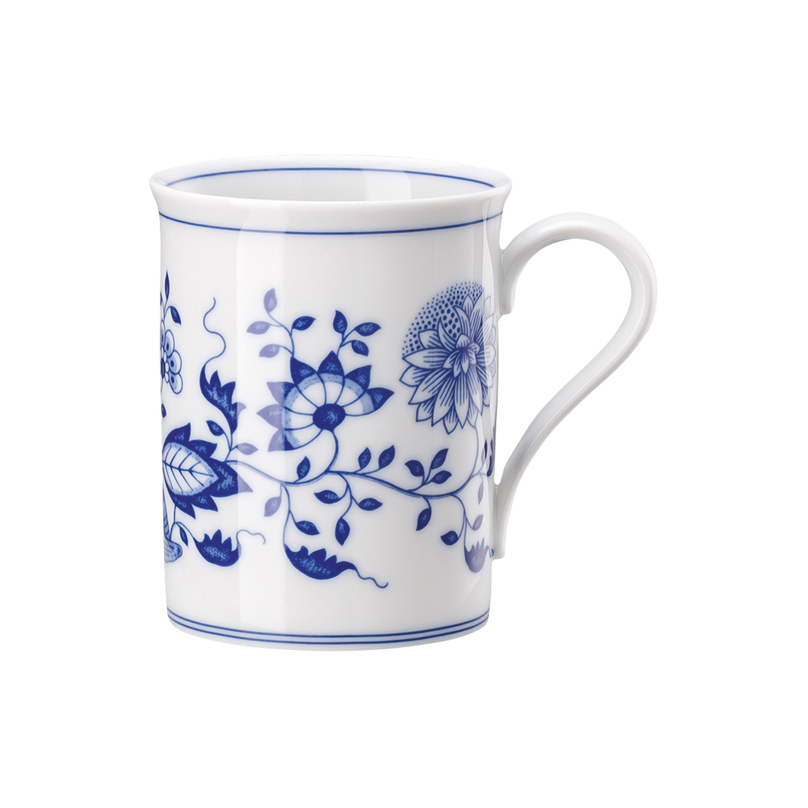 Hutschenreuther Blau Zwiebelmuster Henkelbecher