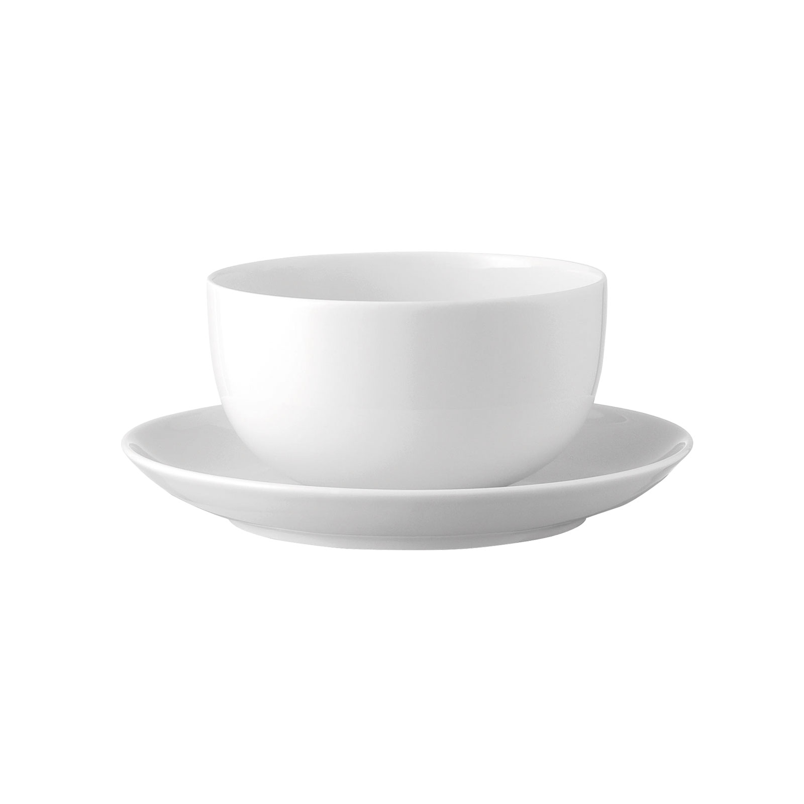 Rosenthal Moon weiß Sauciere 2tlg.