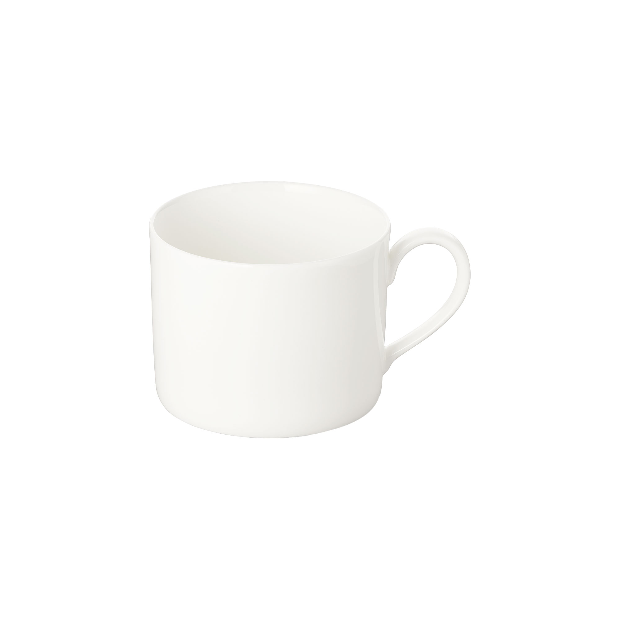 Dibbern Bone China weiß Zylindrisch Cafe-au-Lait Obertasse 0,35ltr.