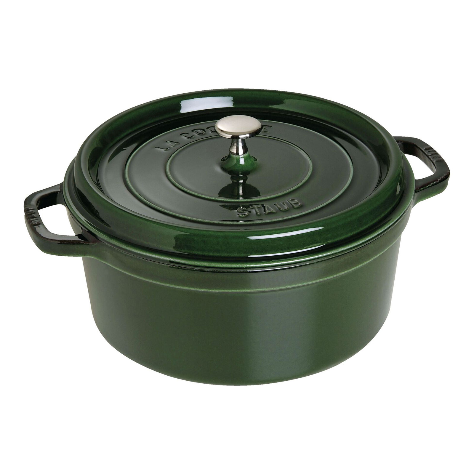 Staub Cocotte rund 28cm basilikumgrün