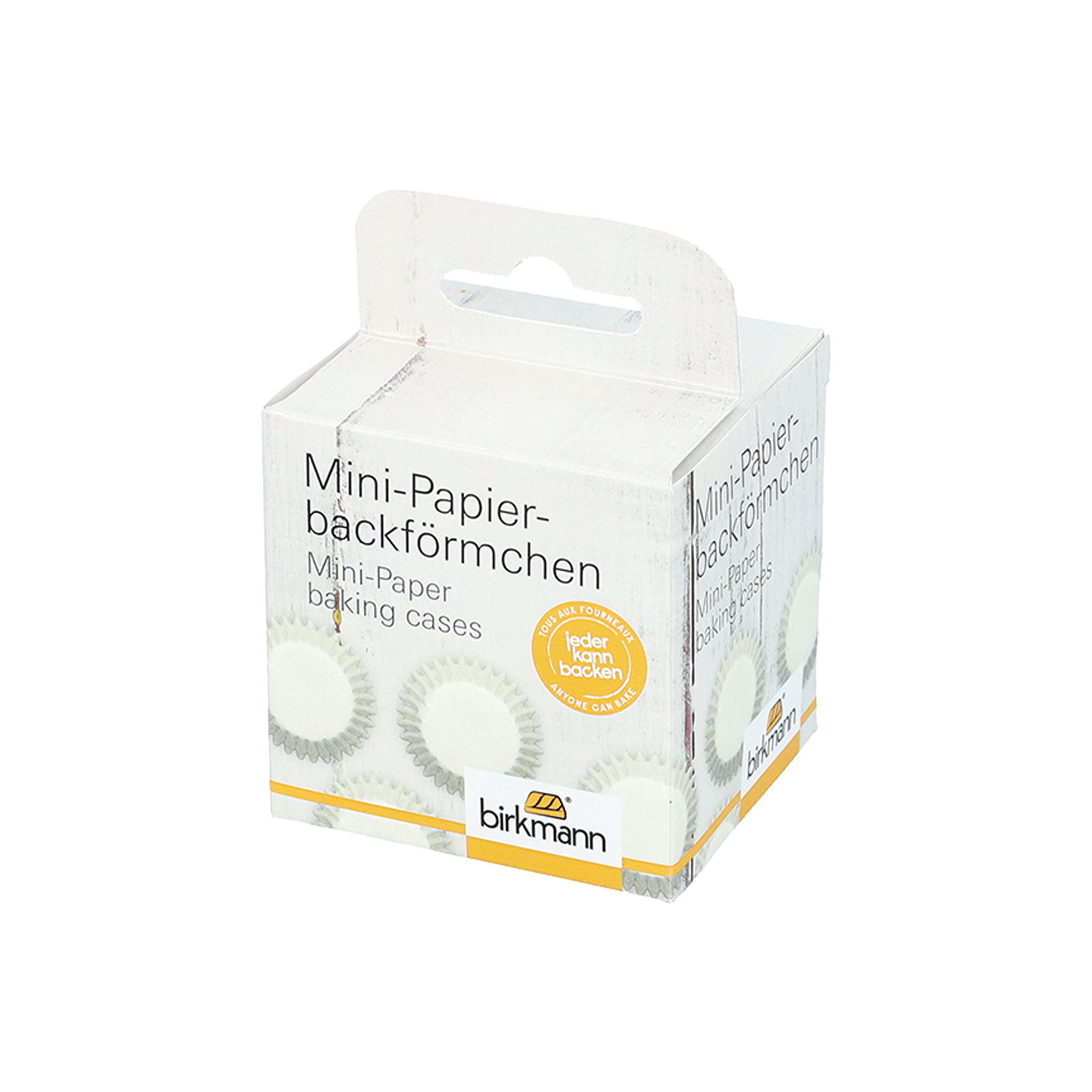 RBV Birkmann Easy Baking Mini-Papierbackförmchen Ø 4,5cm weiß