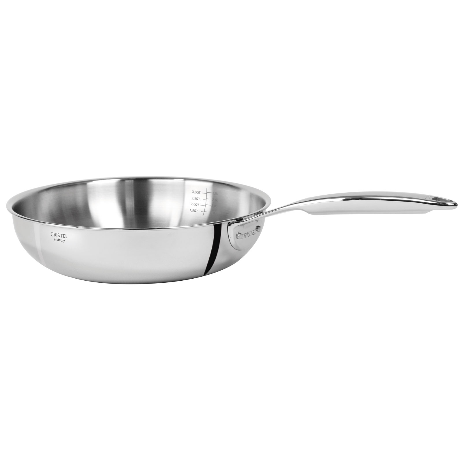 Cristel Castel'Pro Pfanne tief 28cm Edelstahl