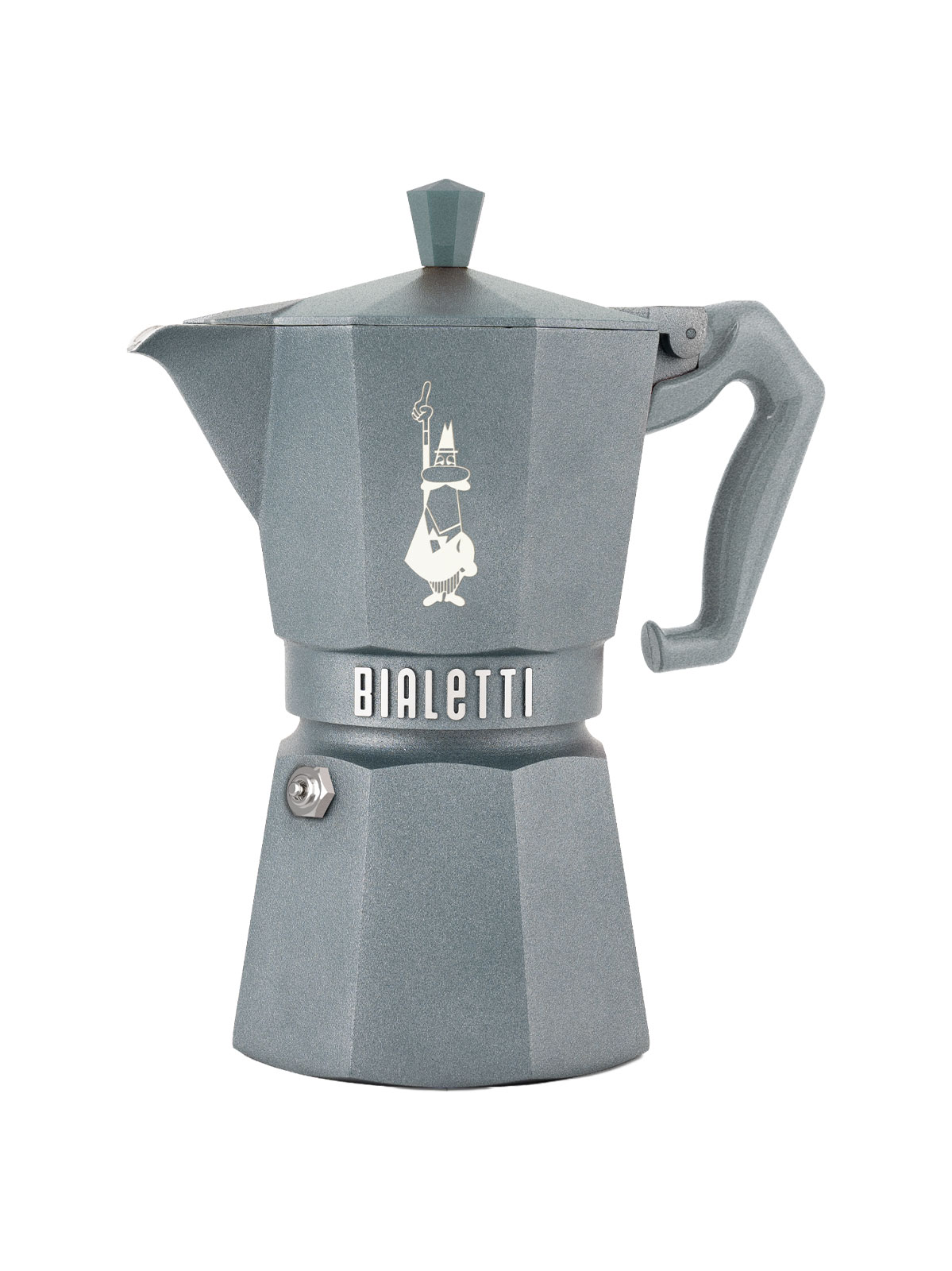 Bialetti Italien Moka Exclusive Induktion Espressokocher grau 6 Ta.