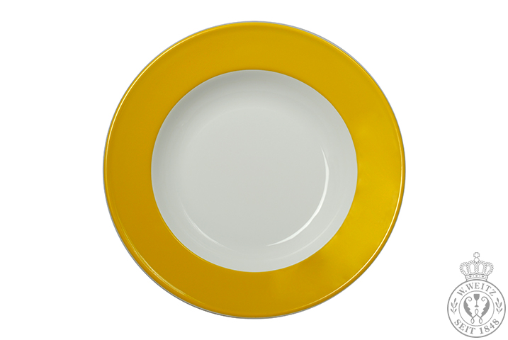 Dibbern Solid Color sonnengelb Suppenteller 23cm