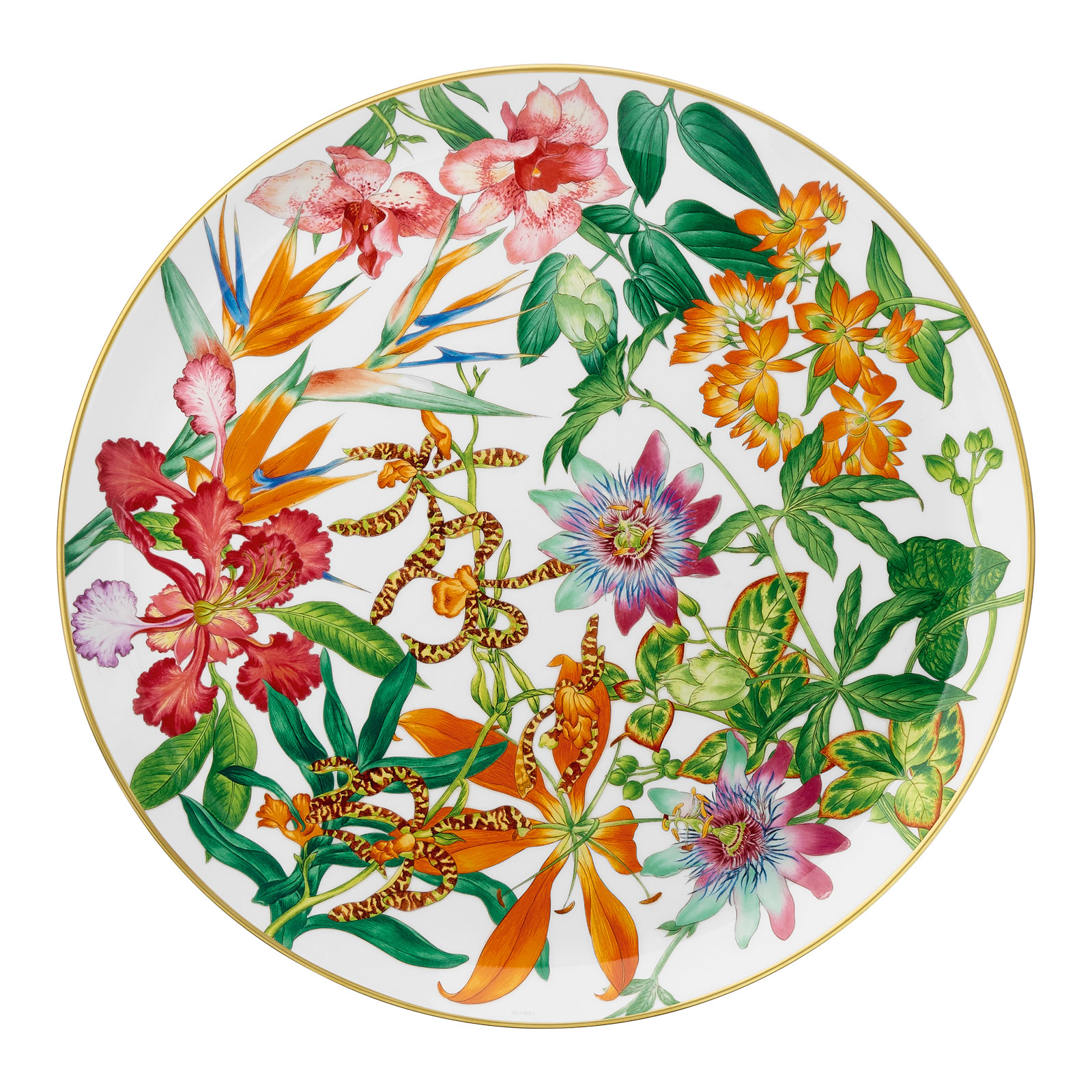 HERMÈS Paris Passifolia Tortenplatte 32cm