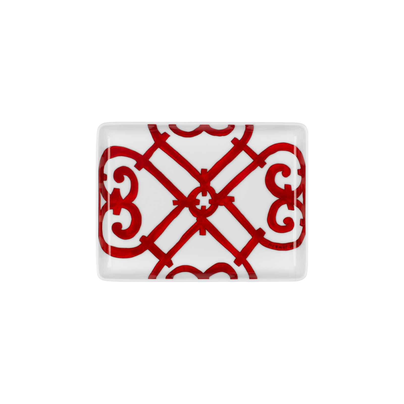 HERMÈS Paris Balcon du Guadalquivir Sushi Platte 16x12cm