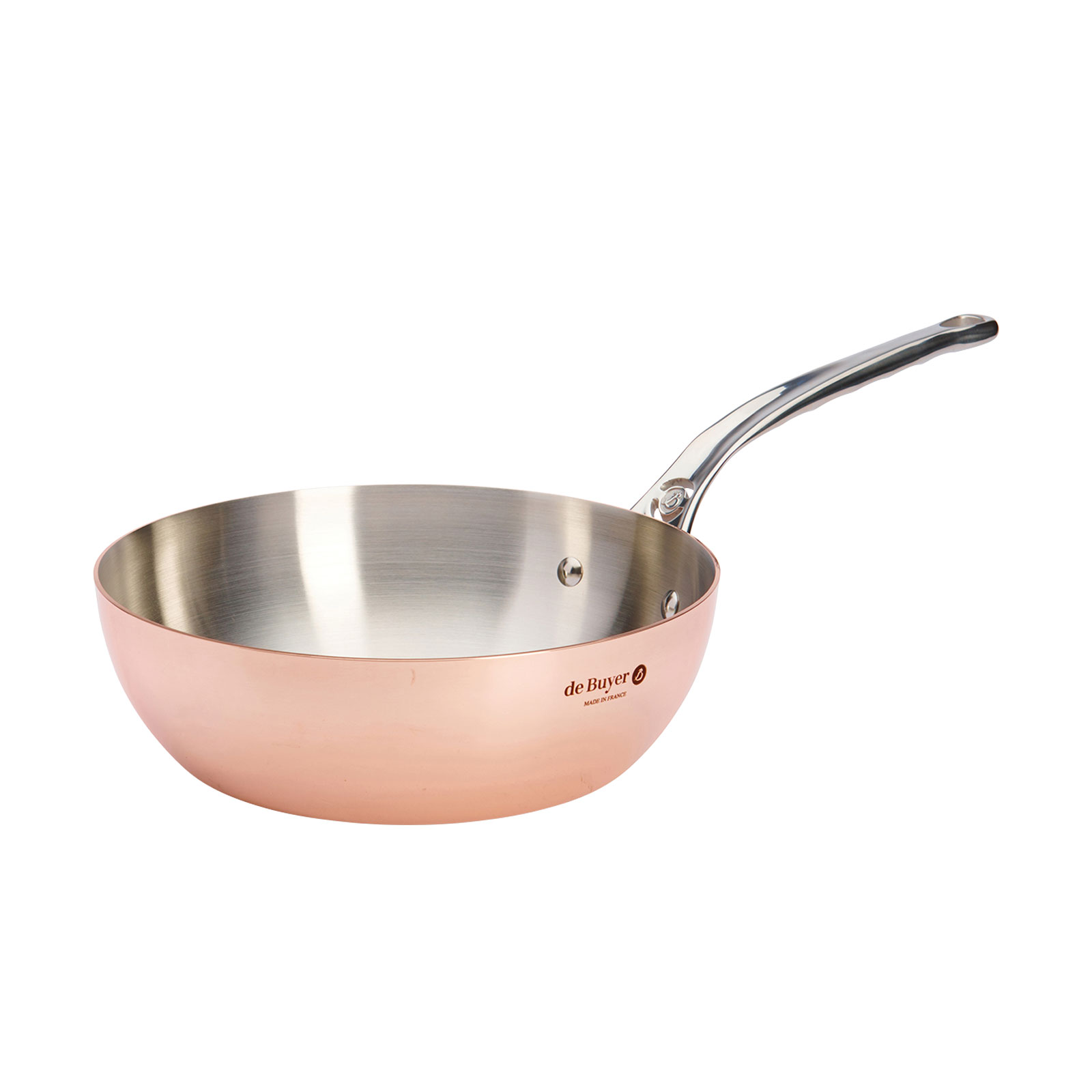 de Buyer Prima Matera Kupfer Sauteuse konisch 24cm