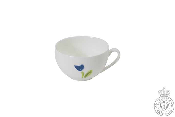 Dibbern Impression Blume Blau Kaffee-Obertasse rund 0,25ltr.