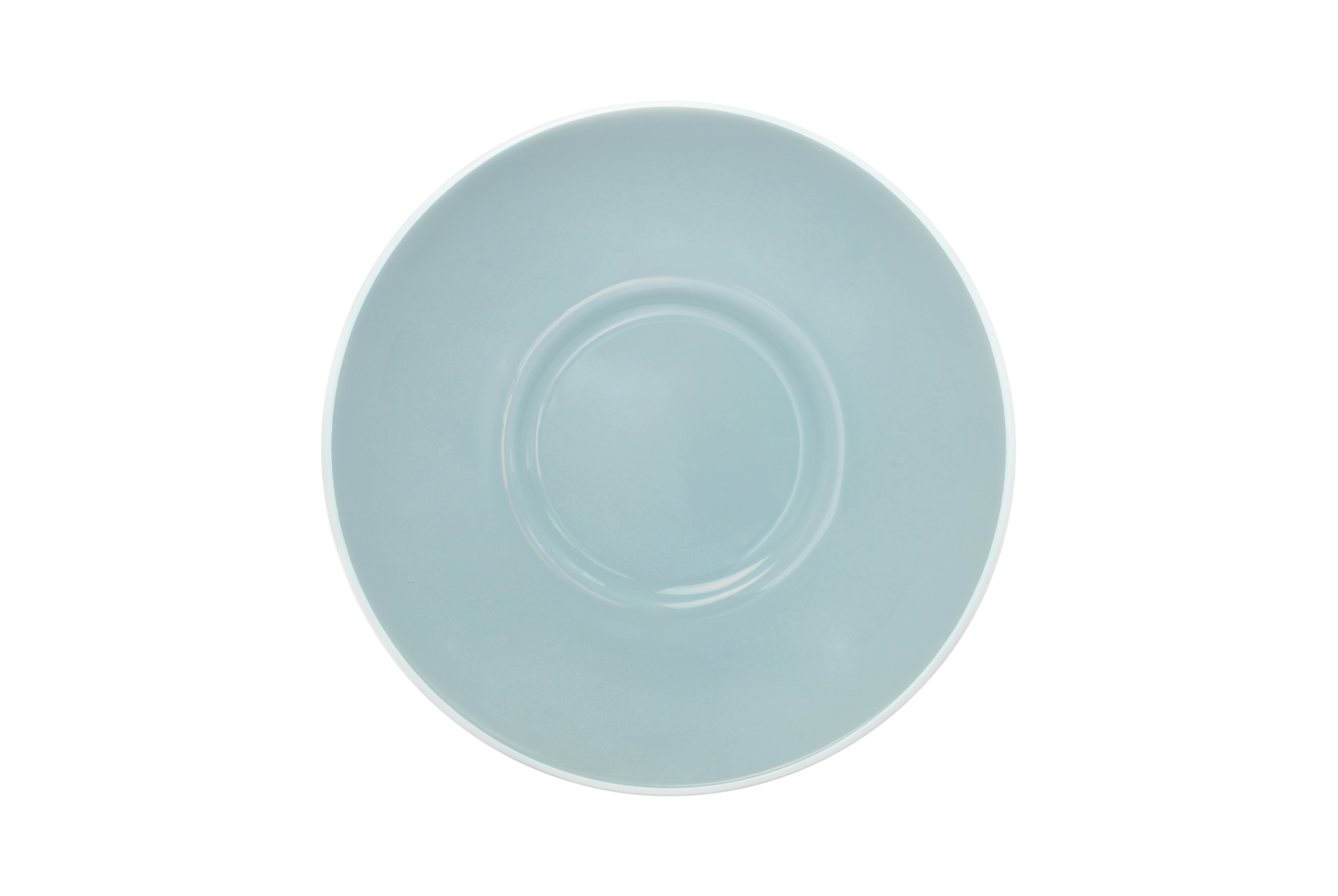 Dibbern Solid Color eisblau Kaffee-Untertasse