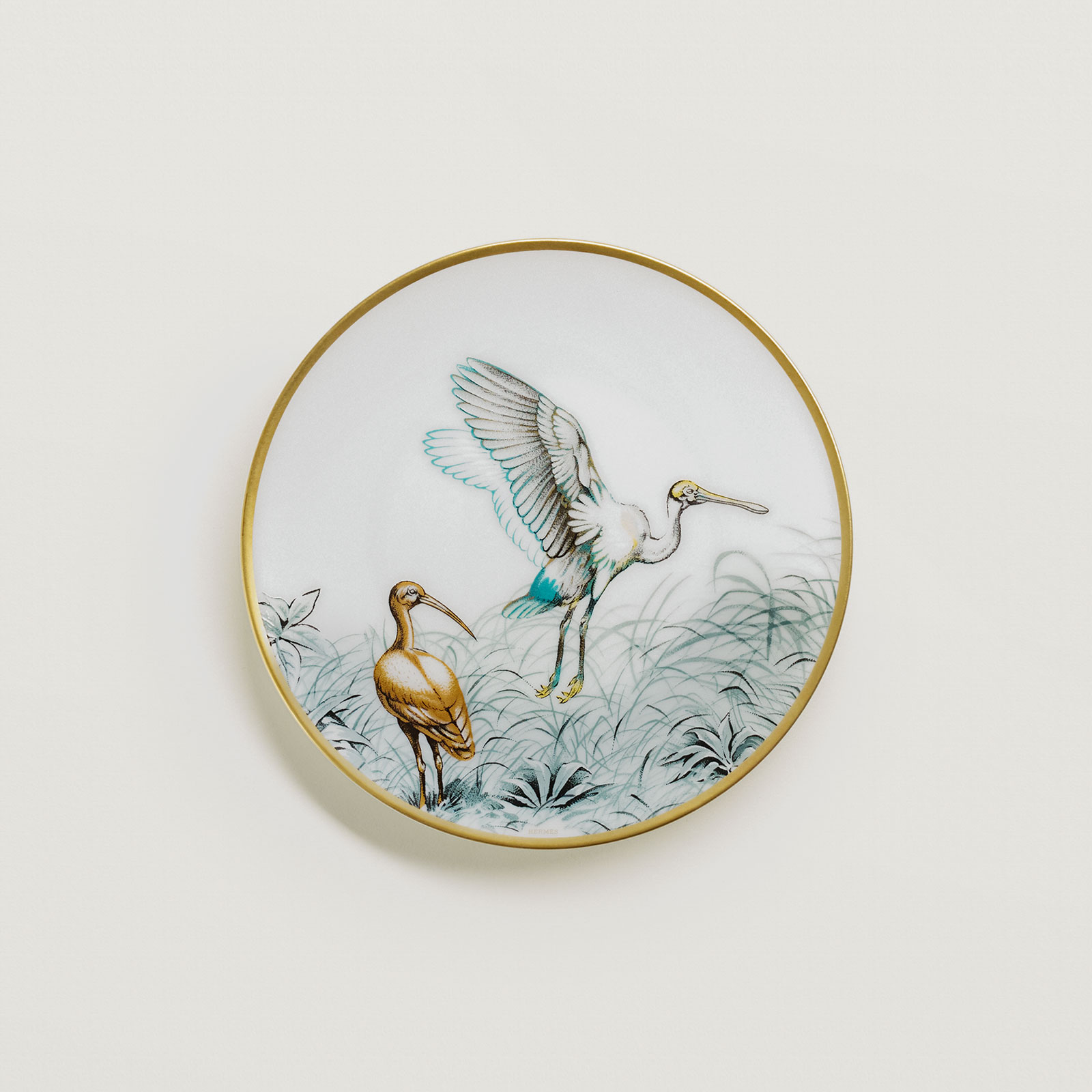 HERMÈS Paris Carnets d'Équateur Brotteller Vögel 16,5cm