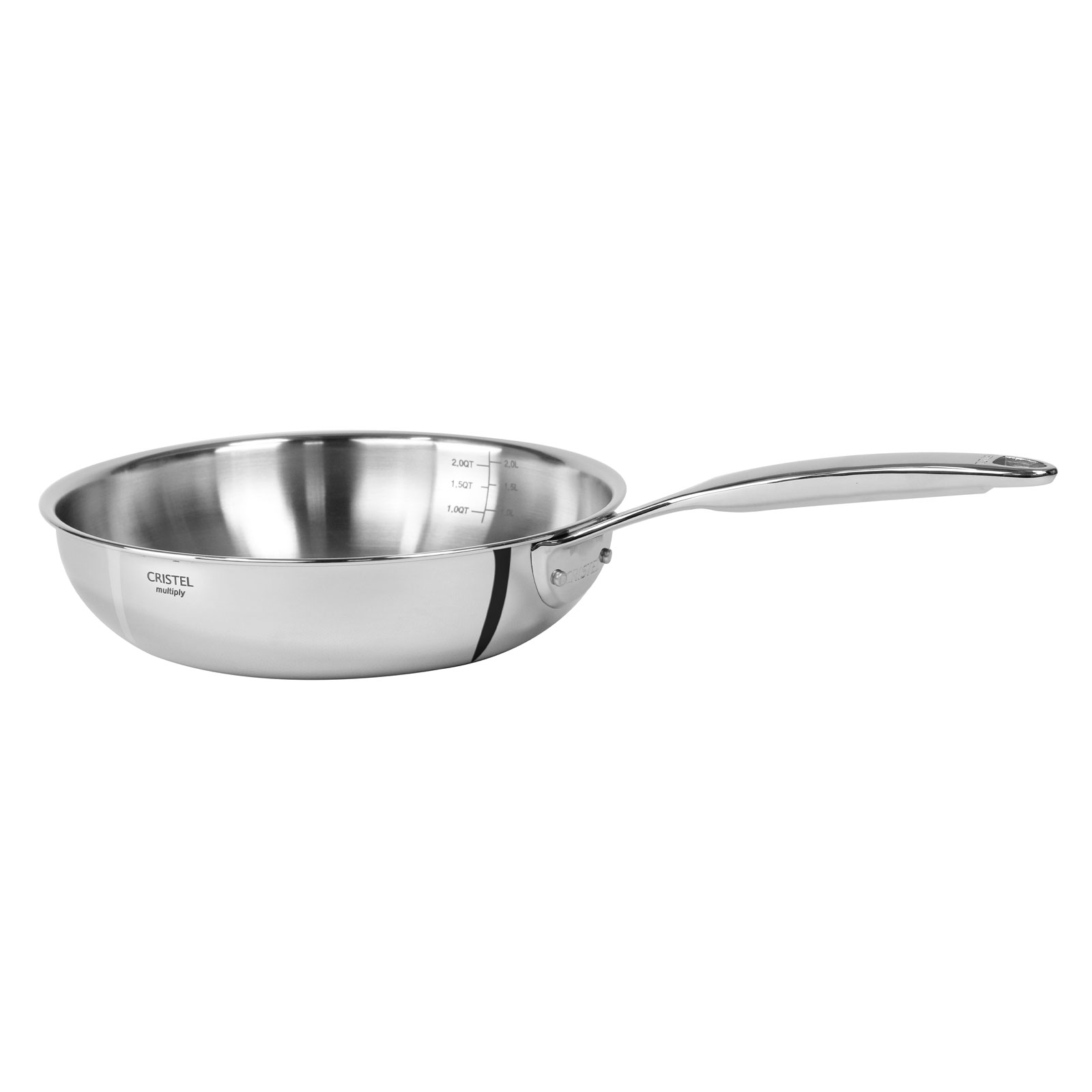 Cristel Castel'Pro Pfanne tief 24cm Edelstahl