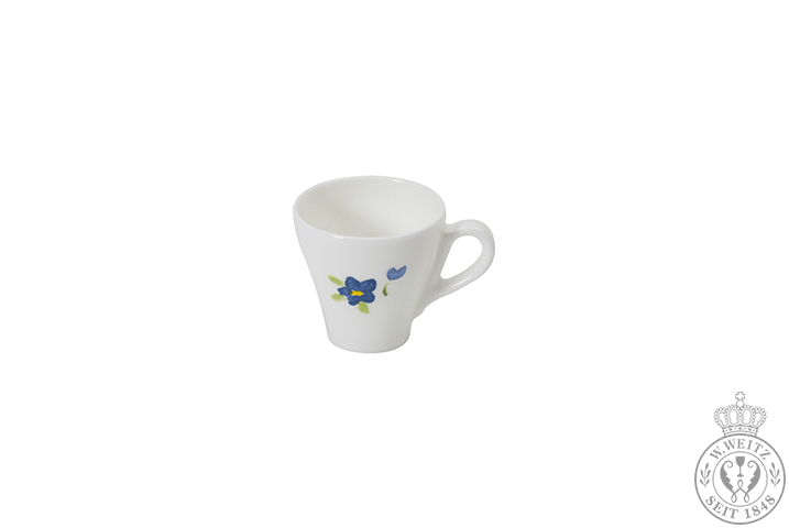 Dibbern Impression Blume Blau Espresso-Obertasse Classico 0,11ltr.