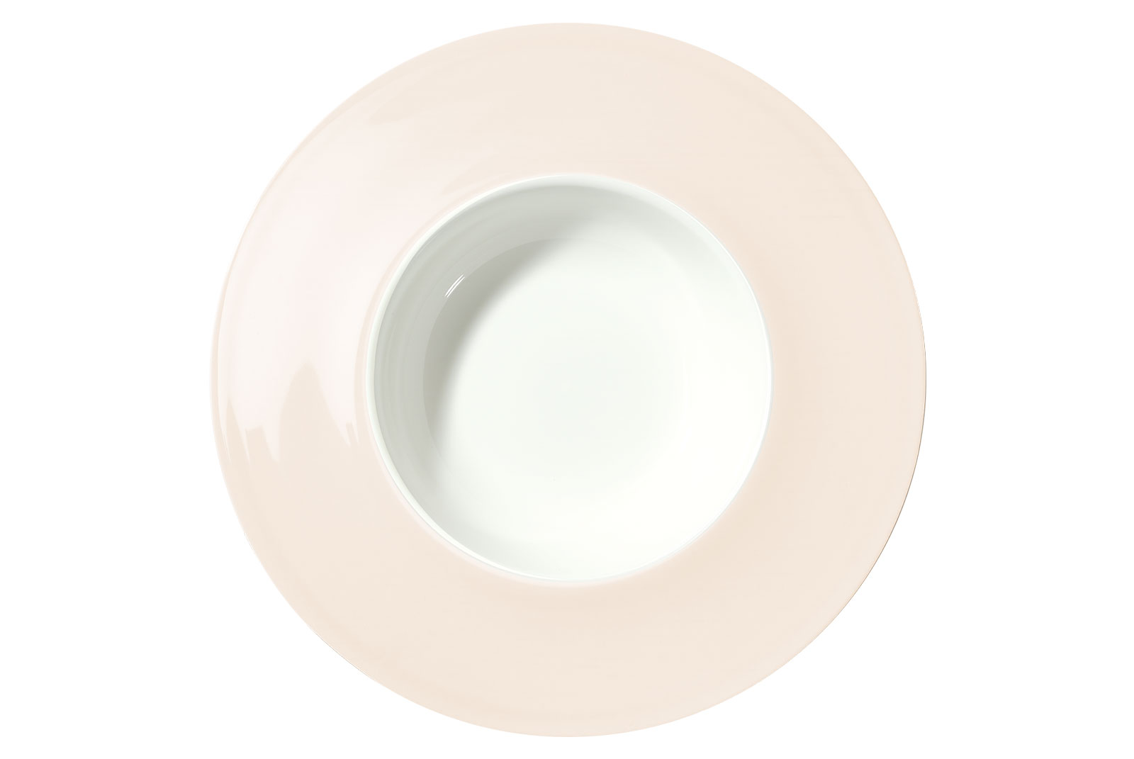 Dibbern Pastell Gourmetteller 26cm 0,40ltr. puder Breiter Rand