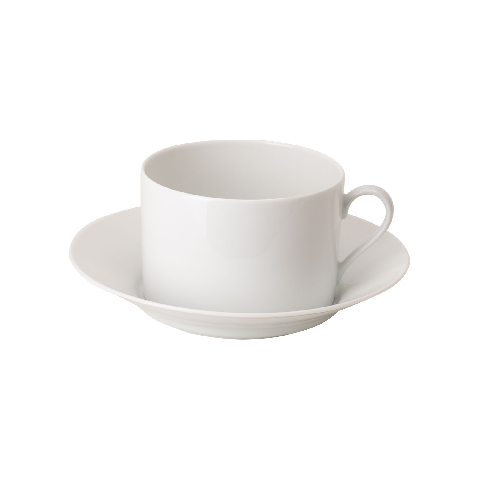 WEITZ Limoges weiß Frühstückstasse mit Untertasse 0,30ltr.