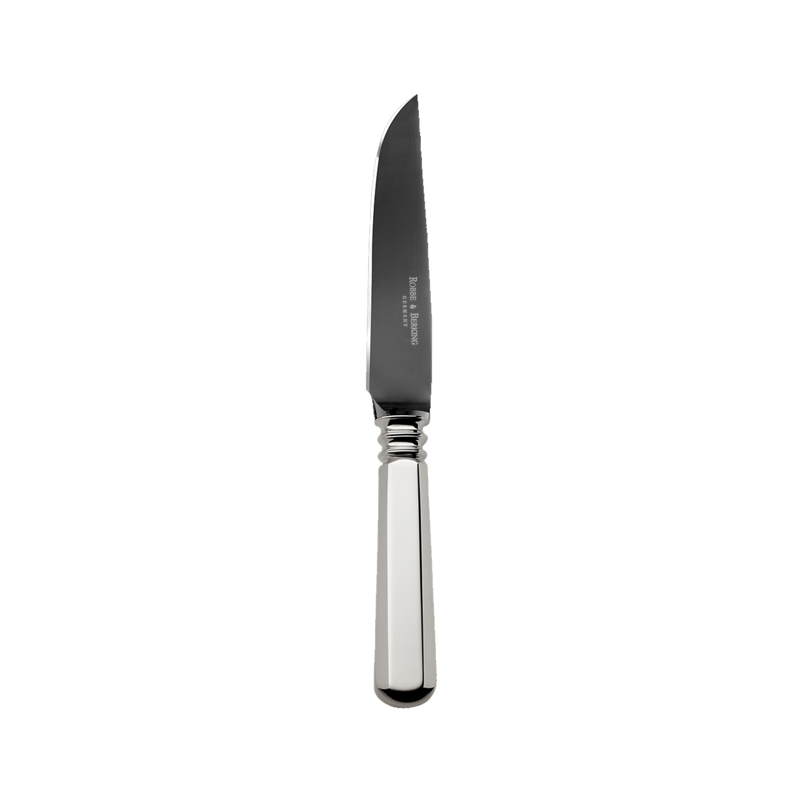 Robbe & Berking Alt-Spaten Steakmesser Frozen Black 150versilbert
