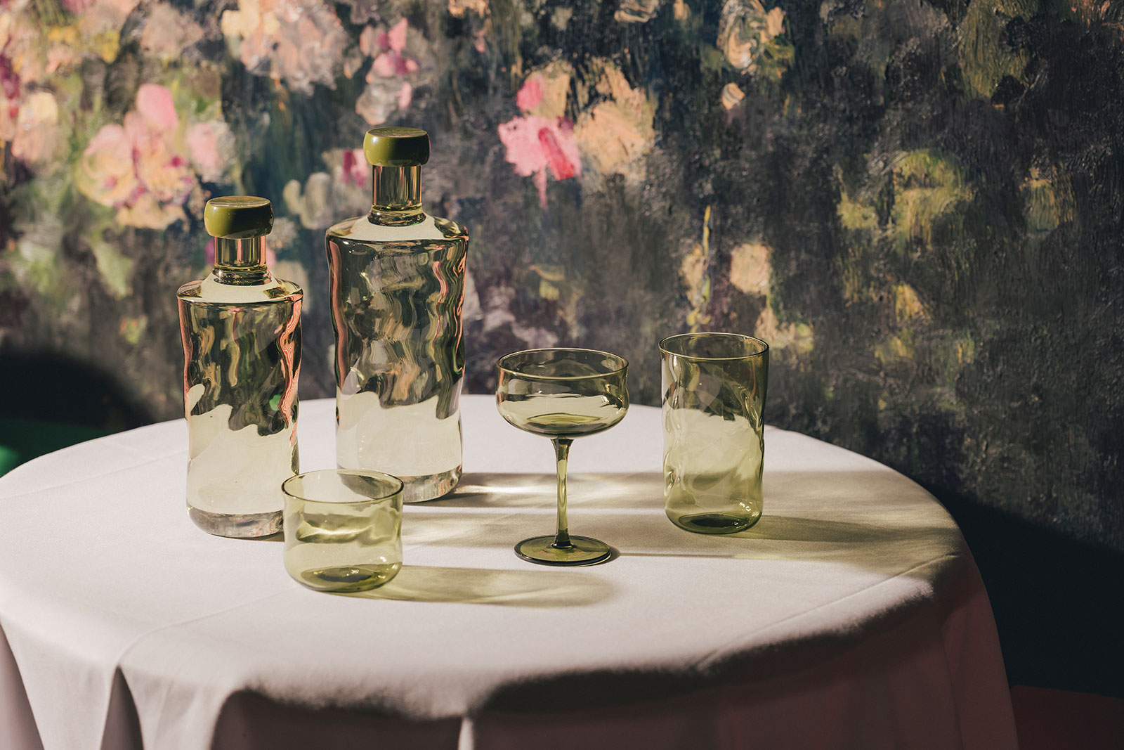 Paveau Swirl Wasserflasche 1,25ltr. Moss