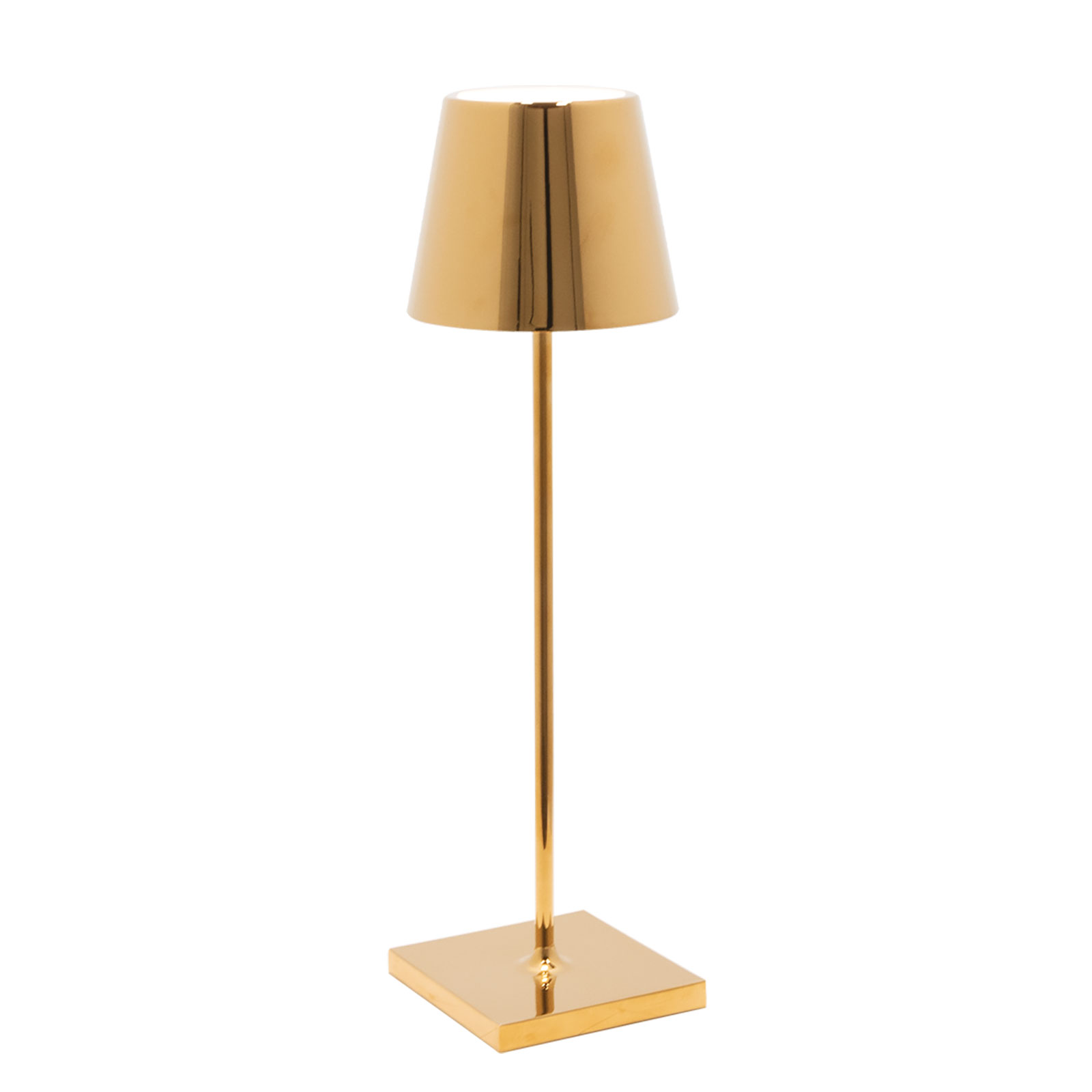 Zafferano Poldina Pro Tischlampe glossy gold