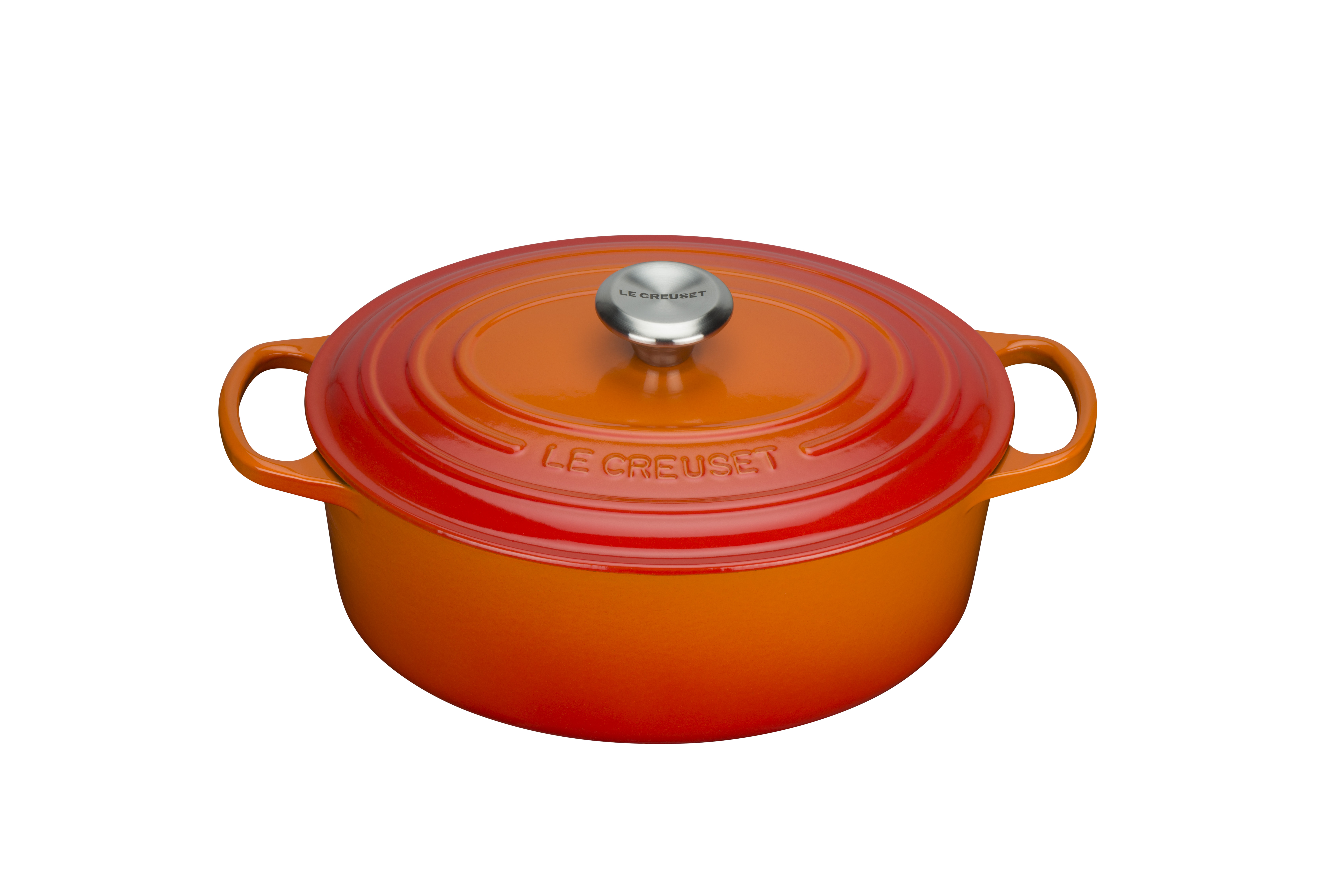 Le Creuset Signature Bräter oval 31cm ofenrot
