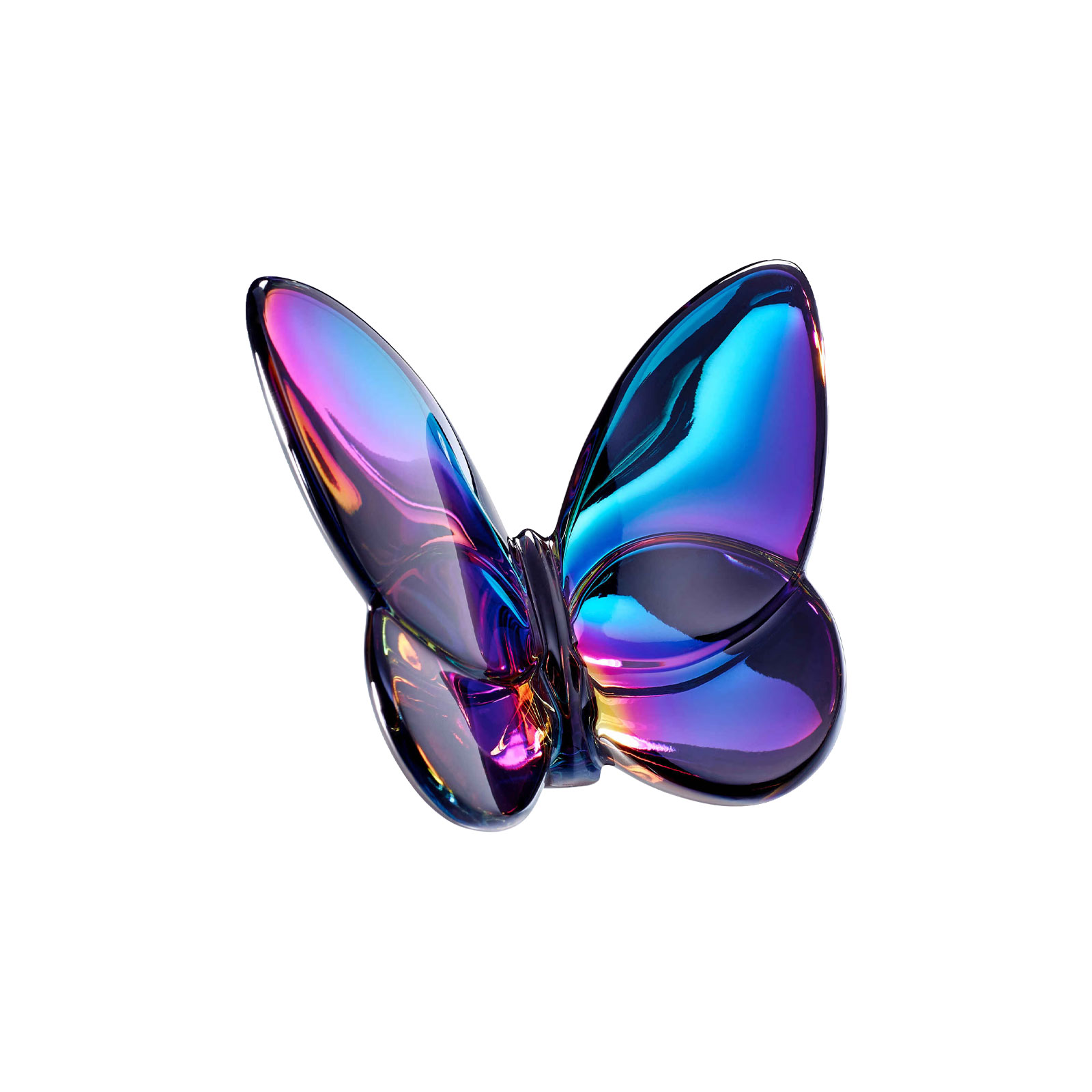 Baccarat Papillon Glücksbringer Schmetterling Skarabäus blau