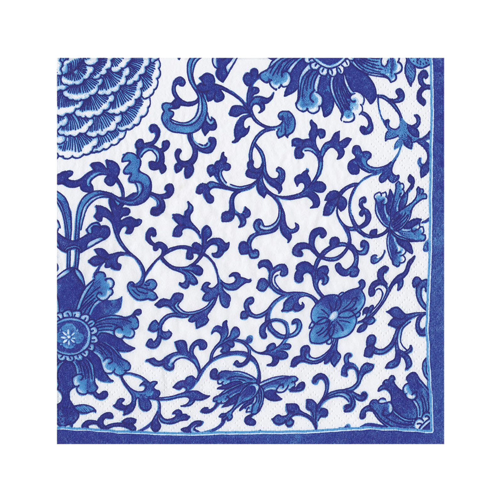 Caspari Lunchserviette Indigo Garden