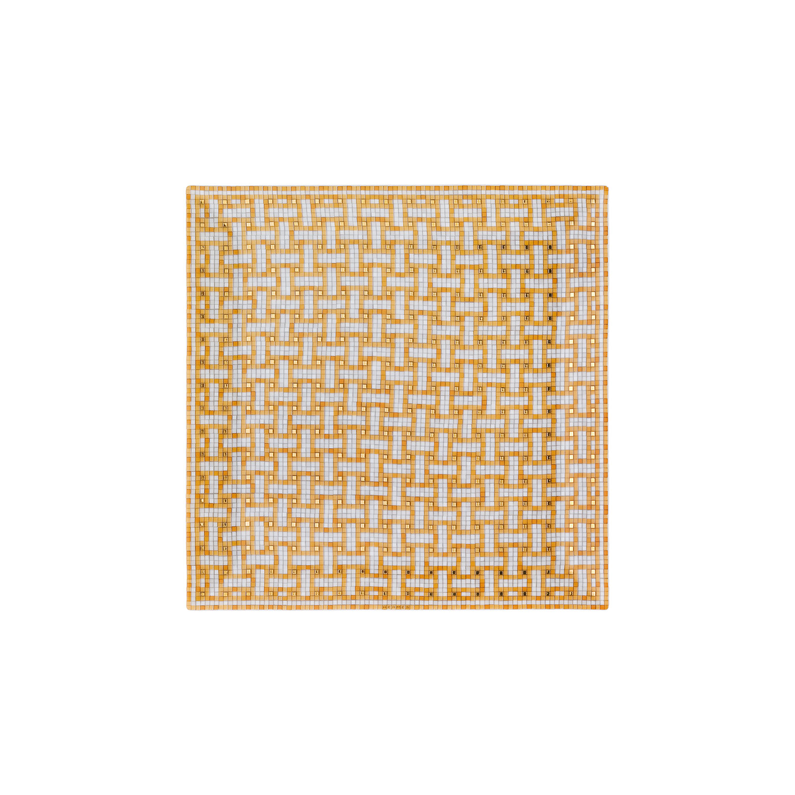 HERMÈS Paris Mosaïque au 24 Gold Kleines Carré Nr.4 19x19cm