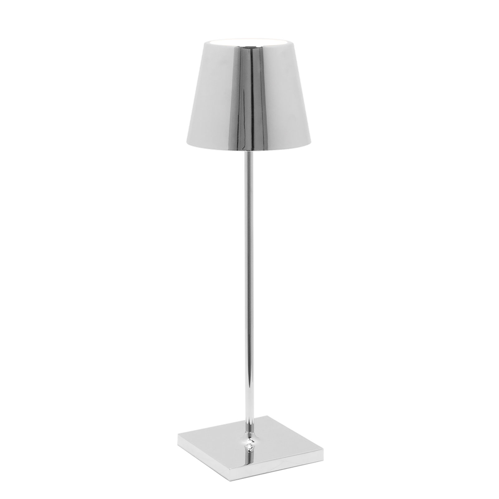 Zafferano Poldina Pro Tischlampe glossy chrom