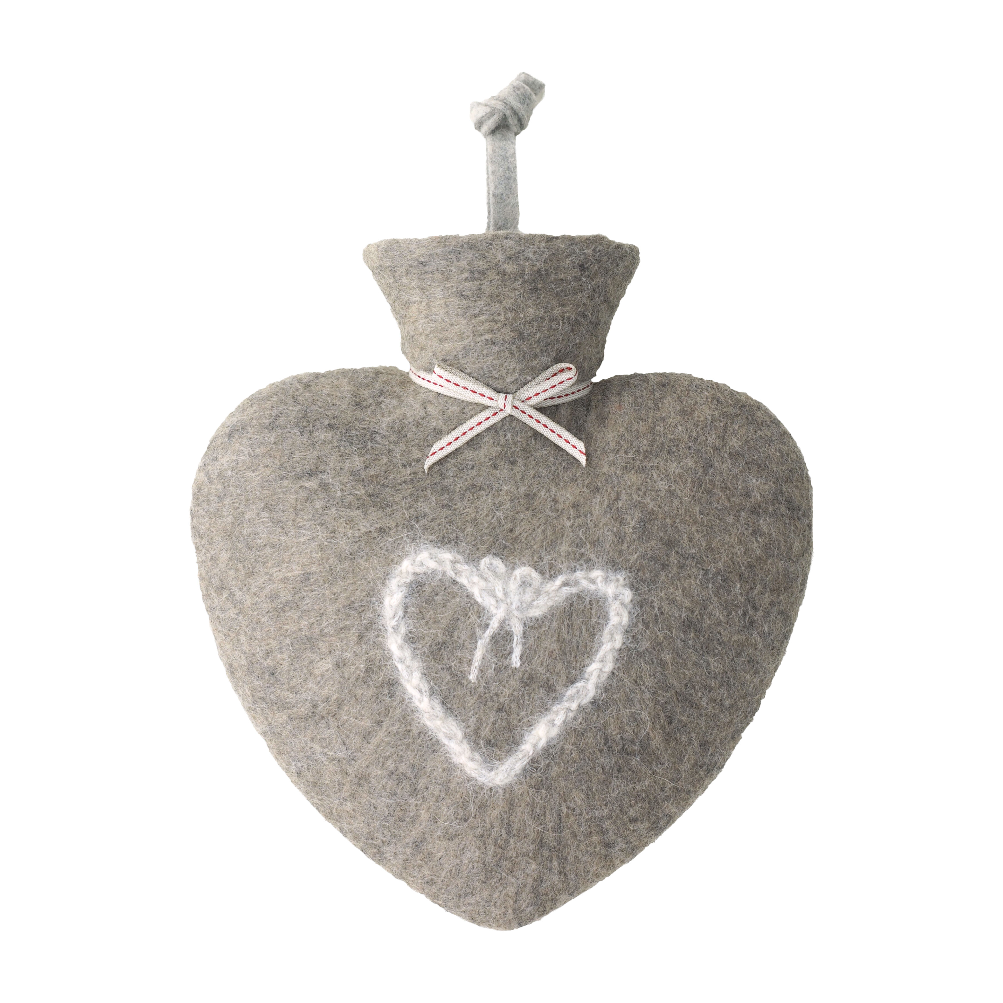Dorothee Lehnen Herzwärmflasche gehäkeltes Herz cashmere