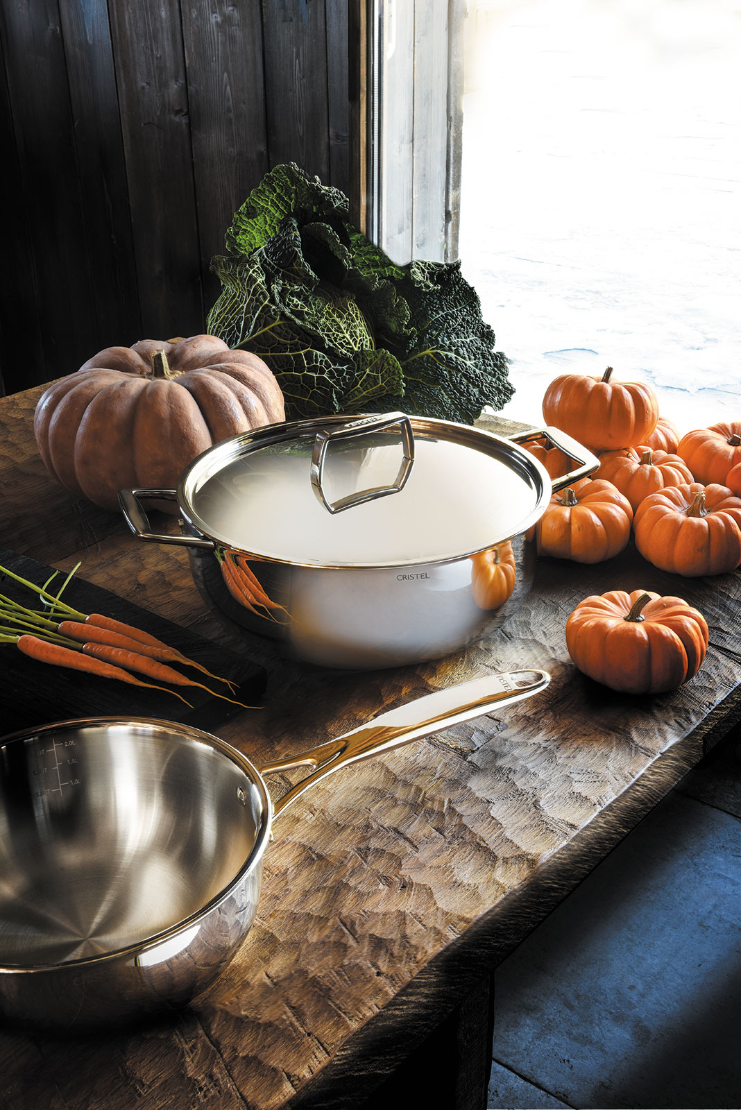 Cristel Castel'Pro Fleischtopf m. Deckel 20cm Edelst.