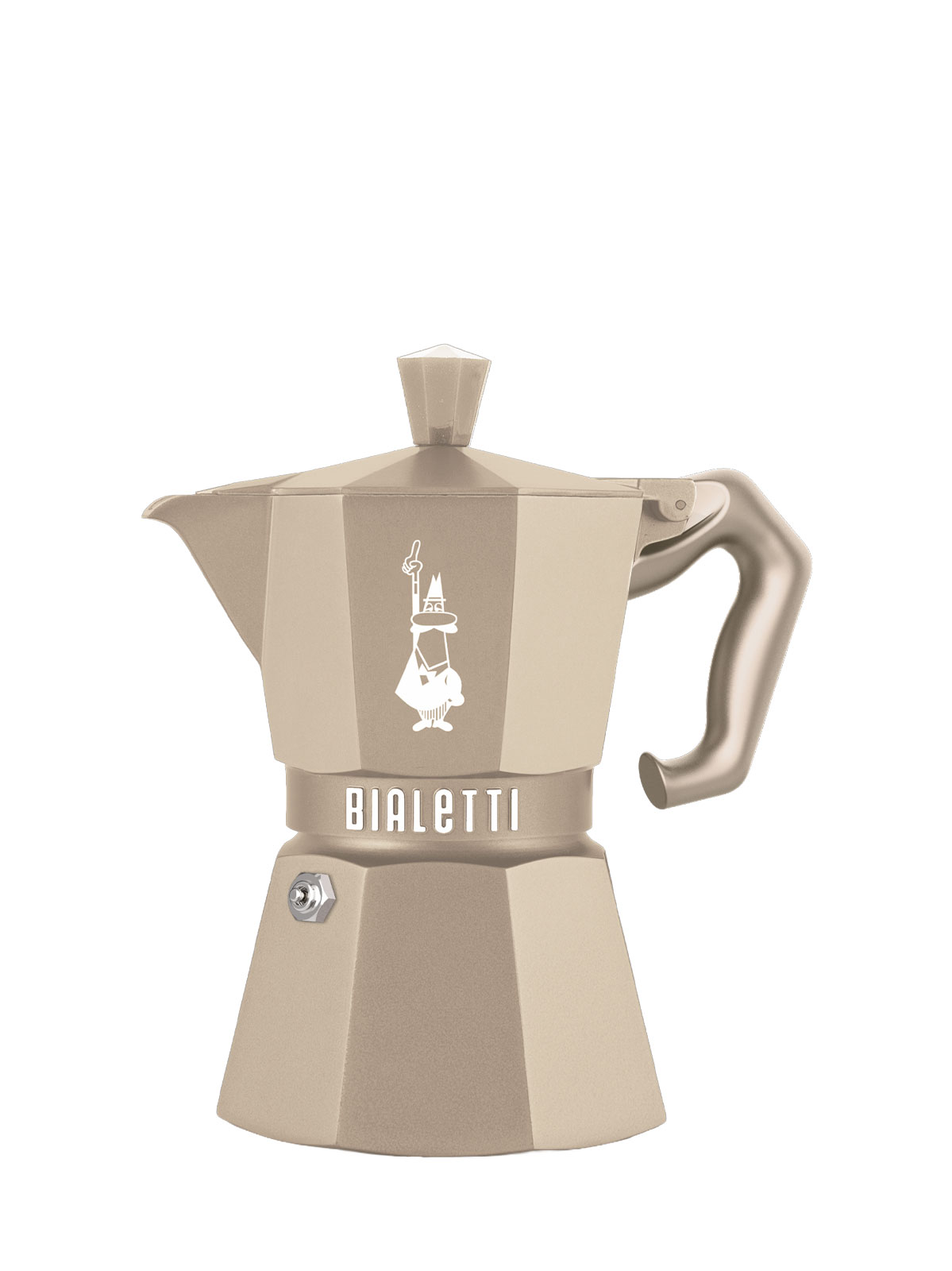 Bialetti Italien Moka Exclusive Induktion Espressokocher creme 3Ta.