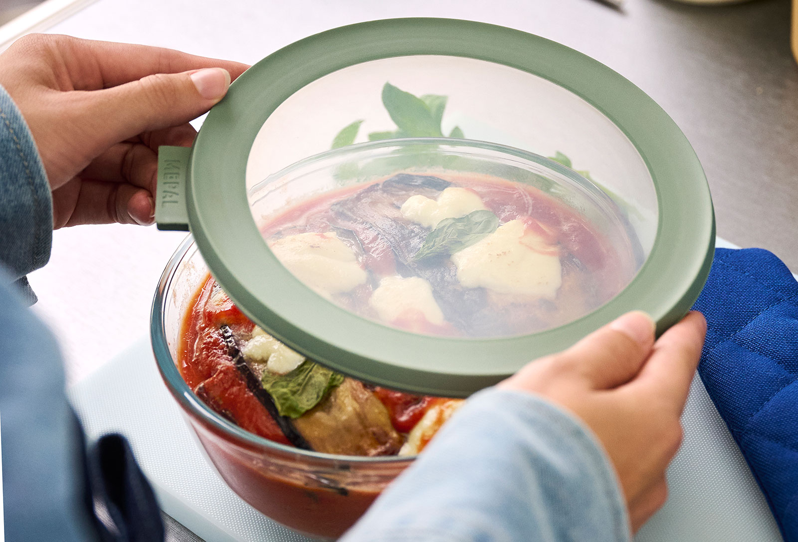 Mepal Cirqula Glas Multi Bowl 0,35ltr. nordic sage