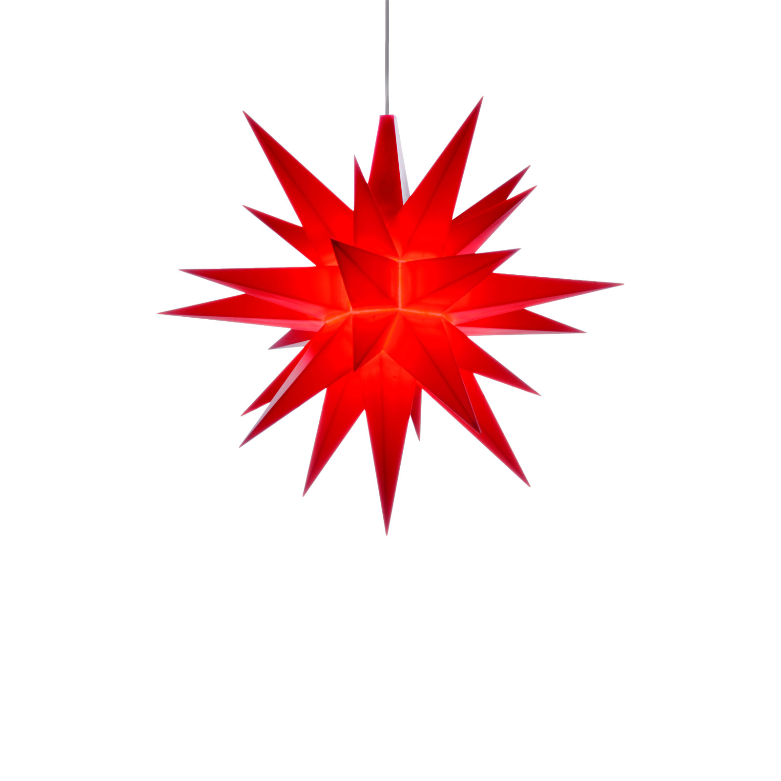 Herrnhuter Sterne Stern A1e 13cm Kunststoff rot inkl. LED E10