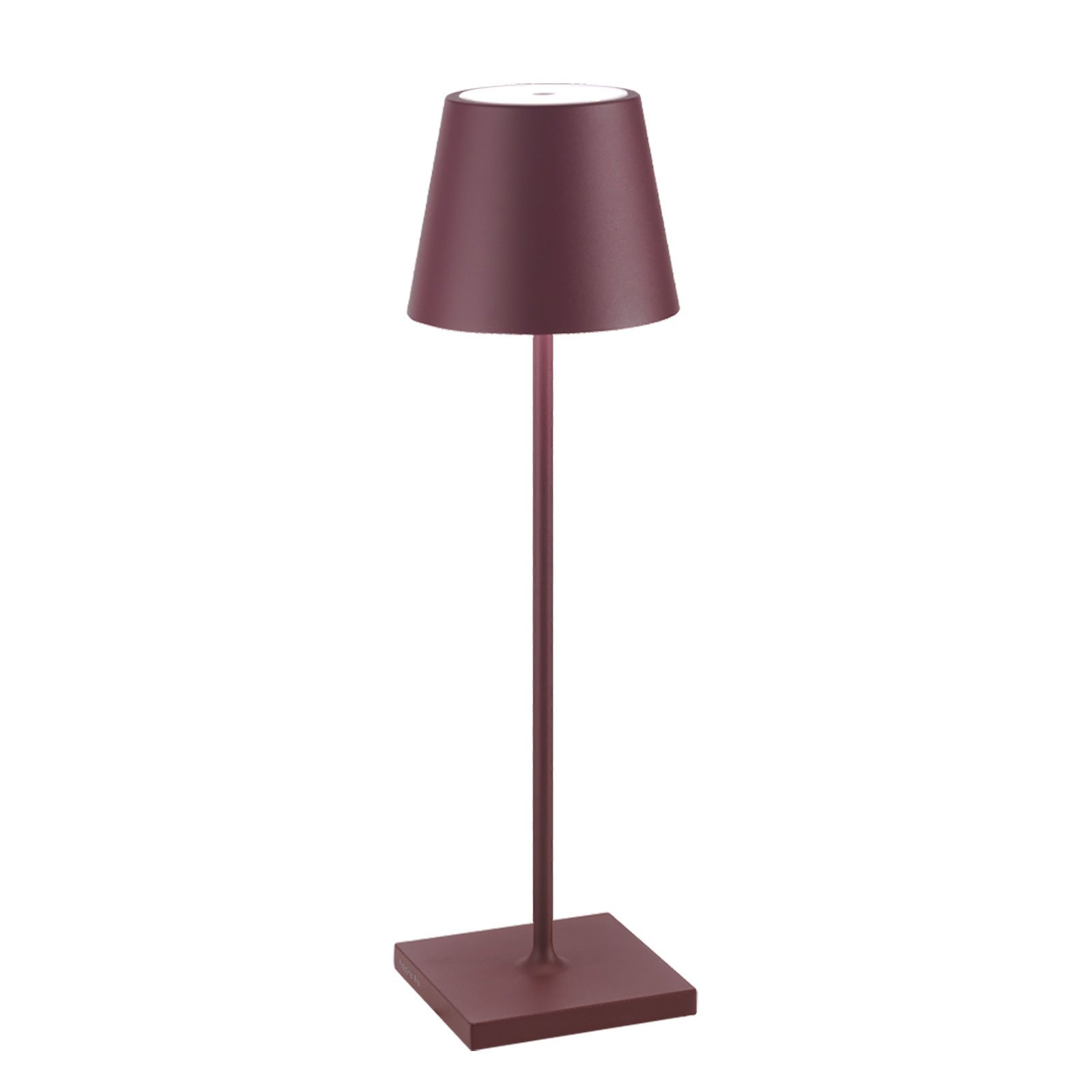 Zafferano Poldina Pro Tischlampe bordeaux