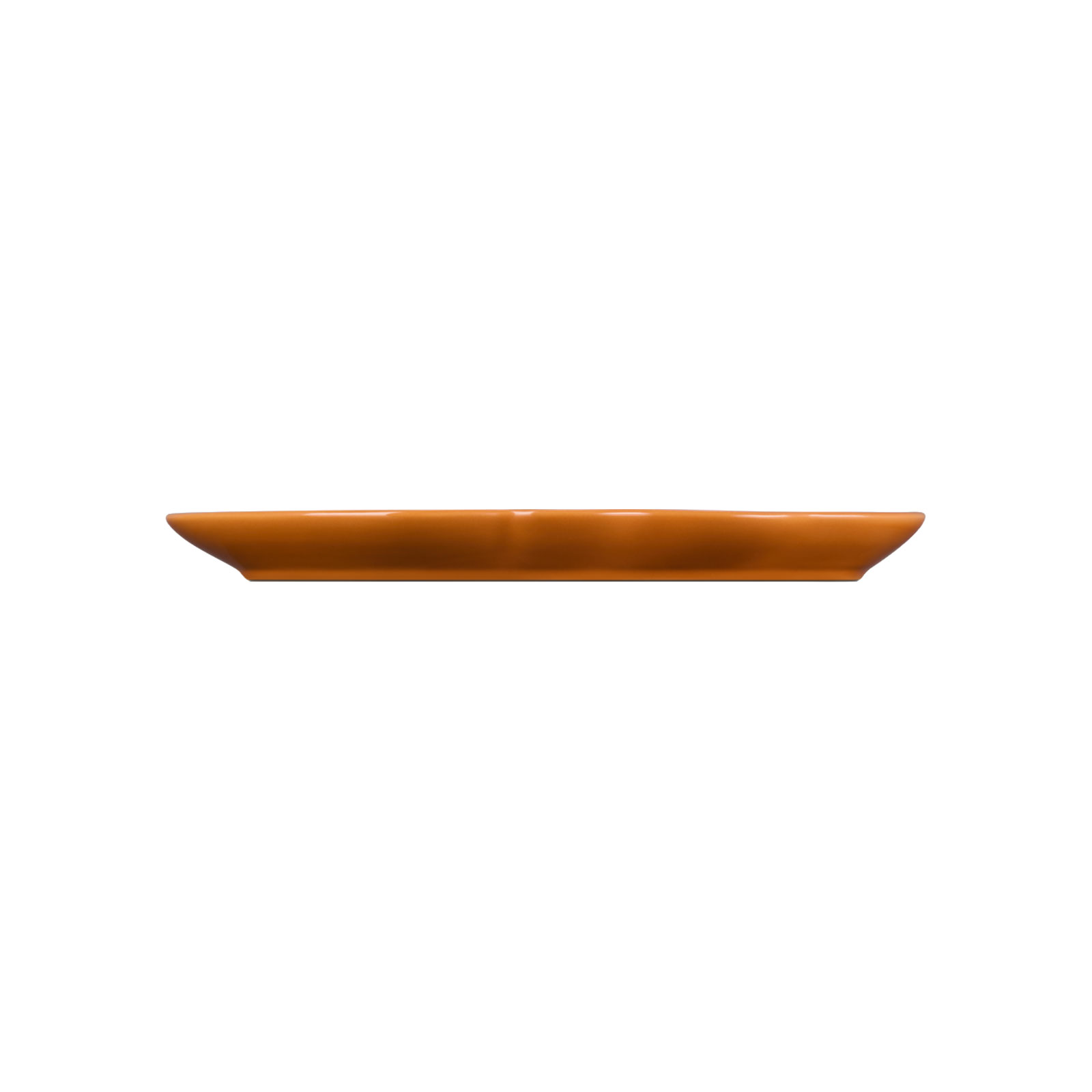 Le Creuset Poterie Servierplatte Kürbis 25cm ofenrot
