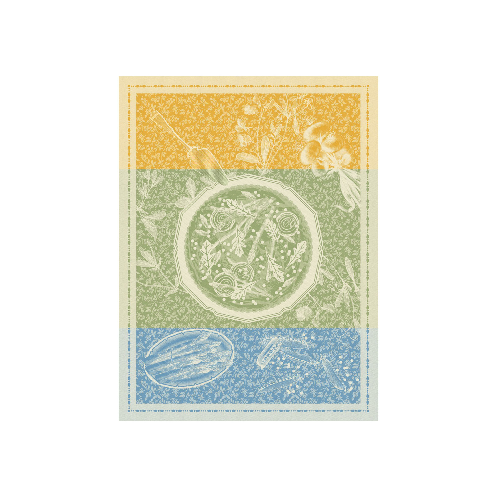 Le Jacquard Francais Tarte Printaniere Geschirrtuch 80x60cm rafraich issante