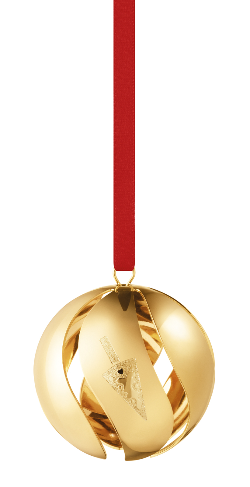 Georg Jensen 2022 Weihnachtsornament Kugel gold