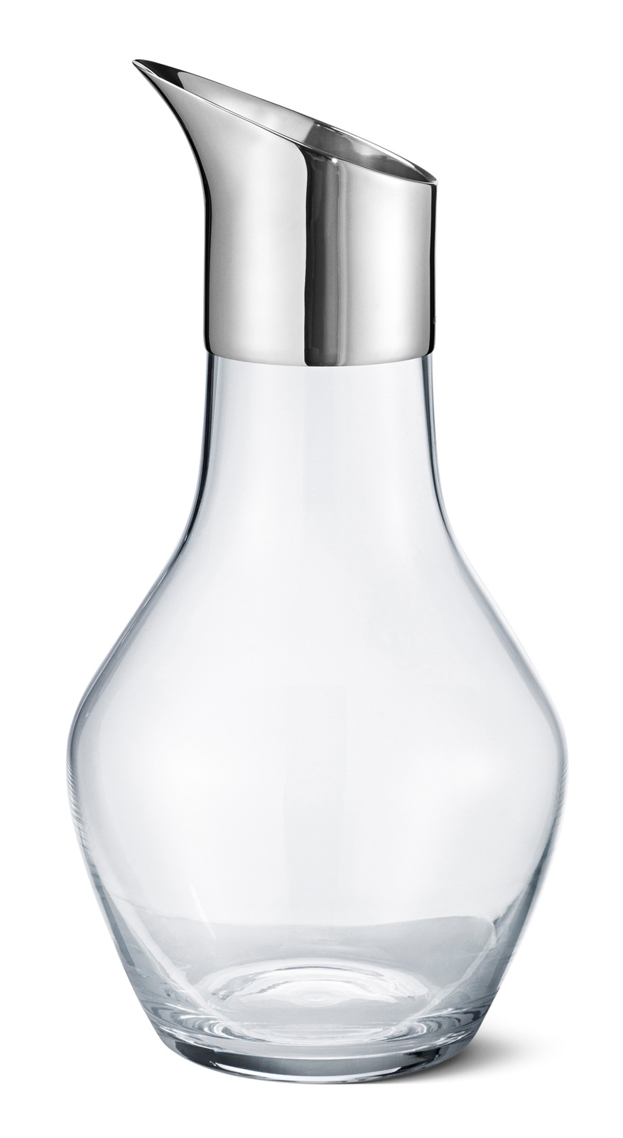 Georg Jensen Sky Wasserkrug 1,55ltr. Glas/ Edelstahl