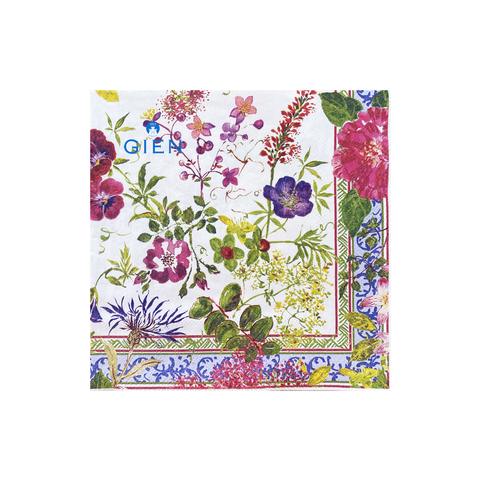 Gien Millefleurs Papierservietten 33x33cm/20Stück