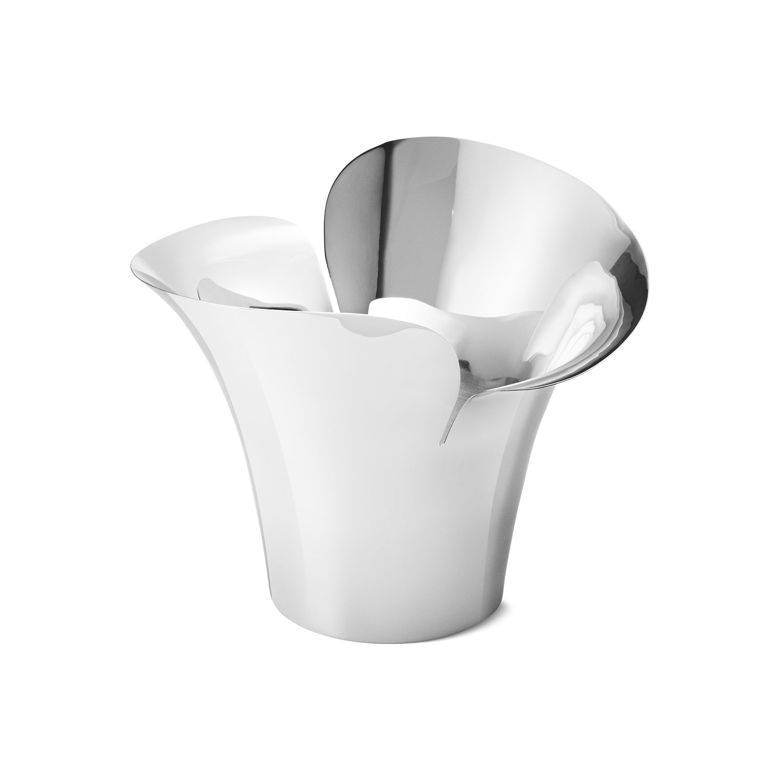 Georg Jensen Bloom Botanica Übertopf mittel 19cm Edelstahl