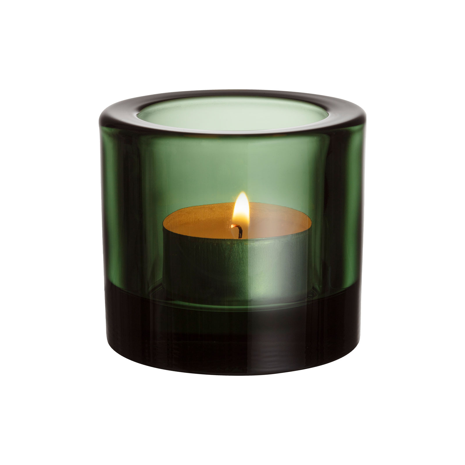 iittala Kivi Teelicht 6,0cm pine green/tannengrün