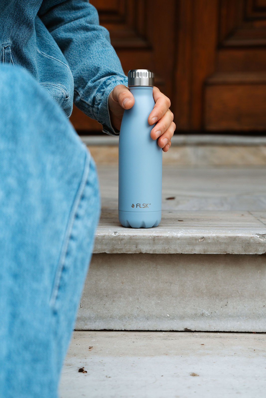 FLSK Premium Isolierflasche 0,75ltr. denim