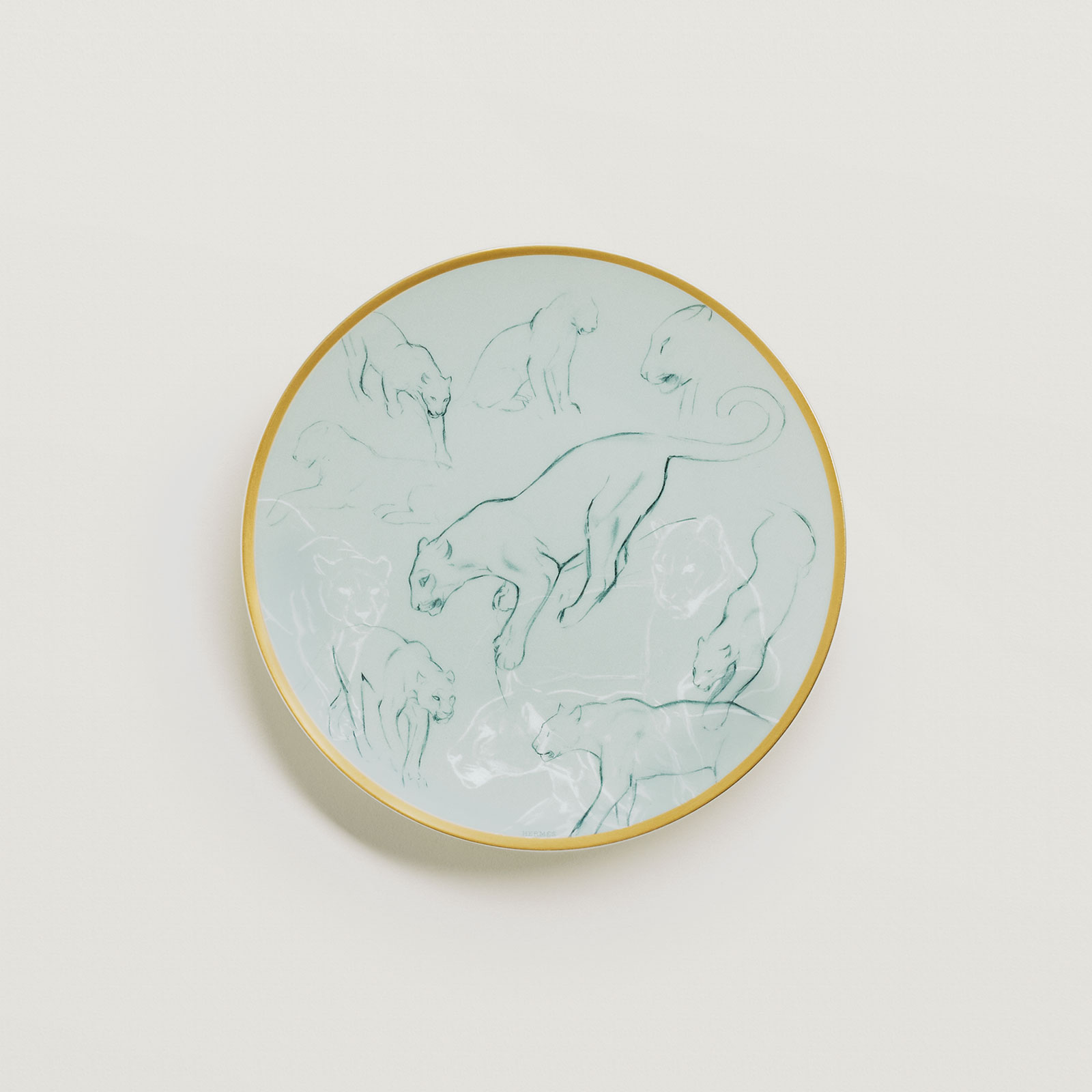HERMÈS Paris Carnets d'Équateur Brotteller Felines 16,5cm