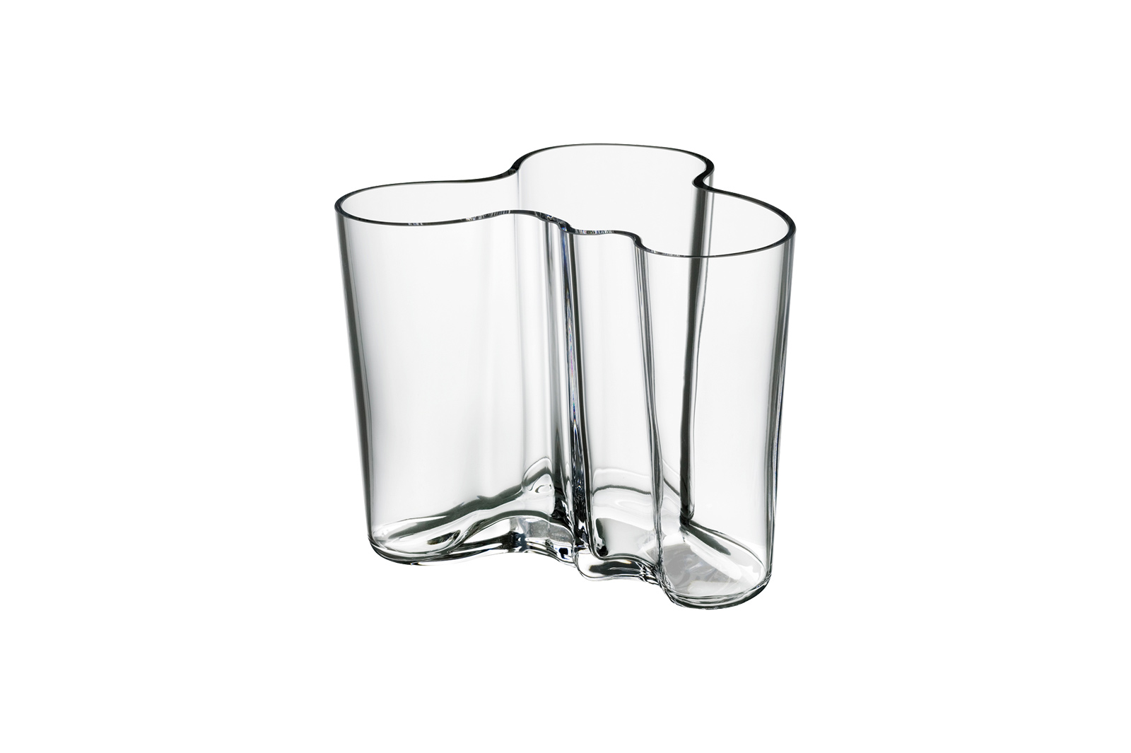iittala Alvar Aalto Vase 9,5cm clear/klar