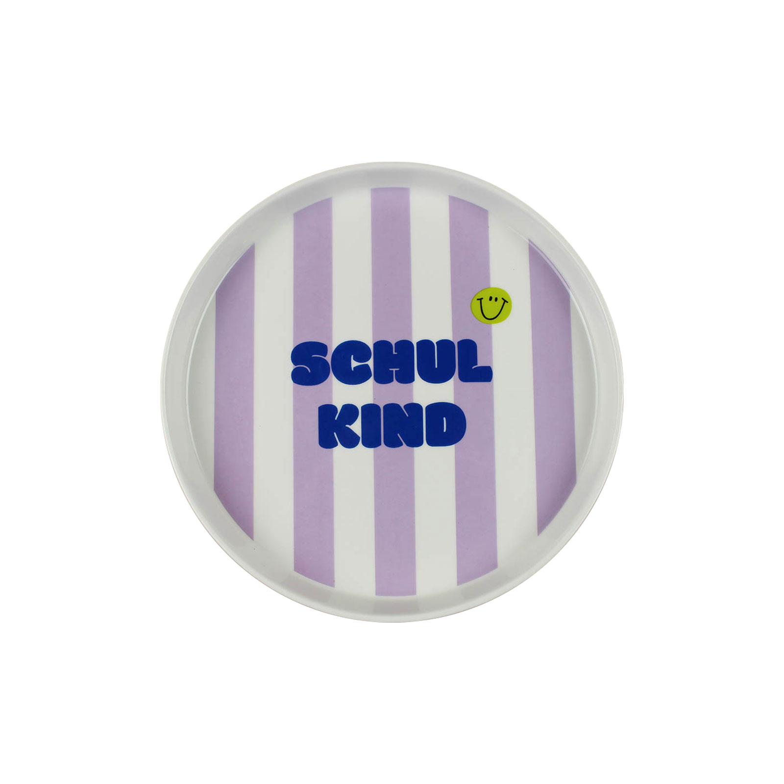 ava&yves Schulkind Stripes Kindergeschirr 3tlg flieder/pink